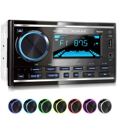 XOMAX »XOMAX XM-2R422 Autoradio mit Bluetooth Freisprecheinrichtung, USB, AUX-IN, 2 DIN« Autoradio