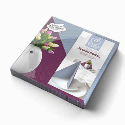 FIFTYEIGHT PRODUCTS Papierserviette »Servietten Floral Pokal - Servietten«