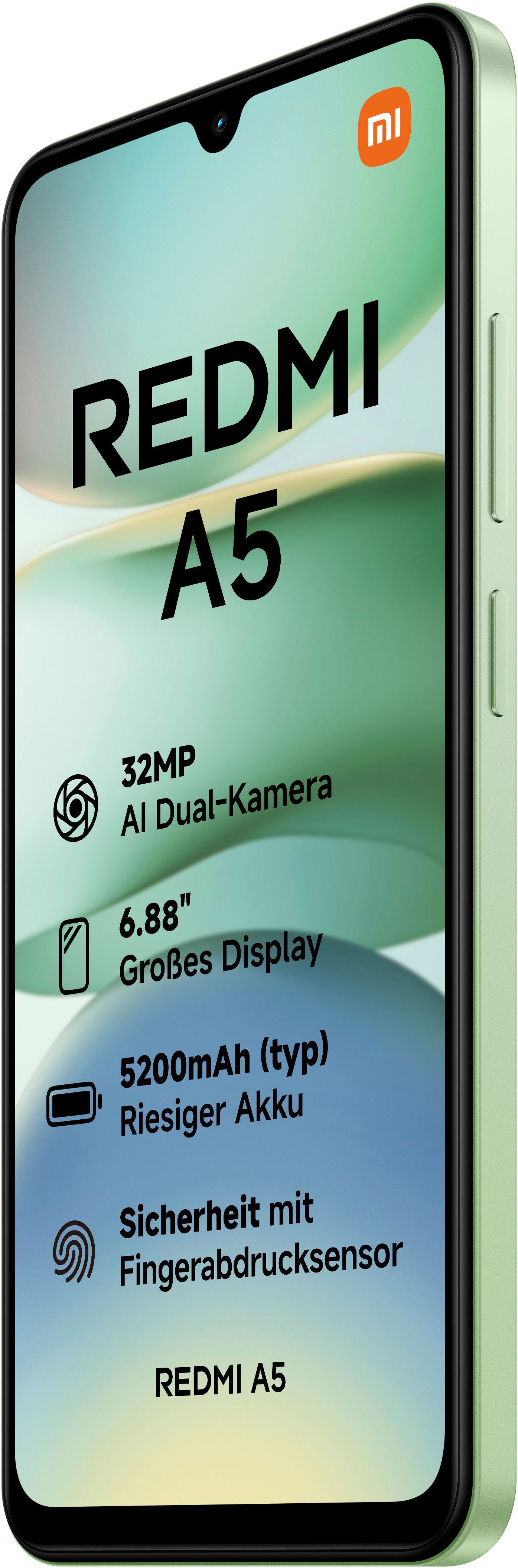 Xiaomi Redmi A5 Smartphone (17,47 cm/6,88 Zoll, 64 GB Speicherplatz, 32 MP Kamera)