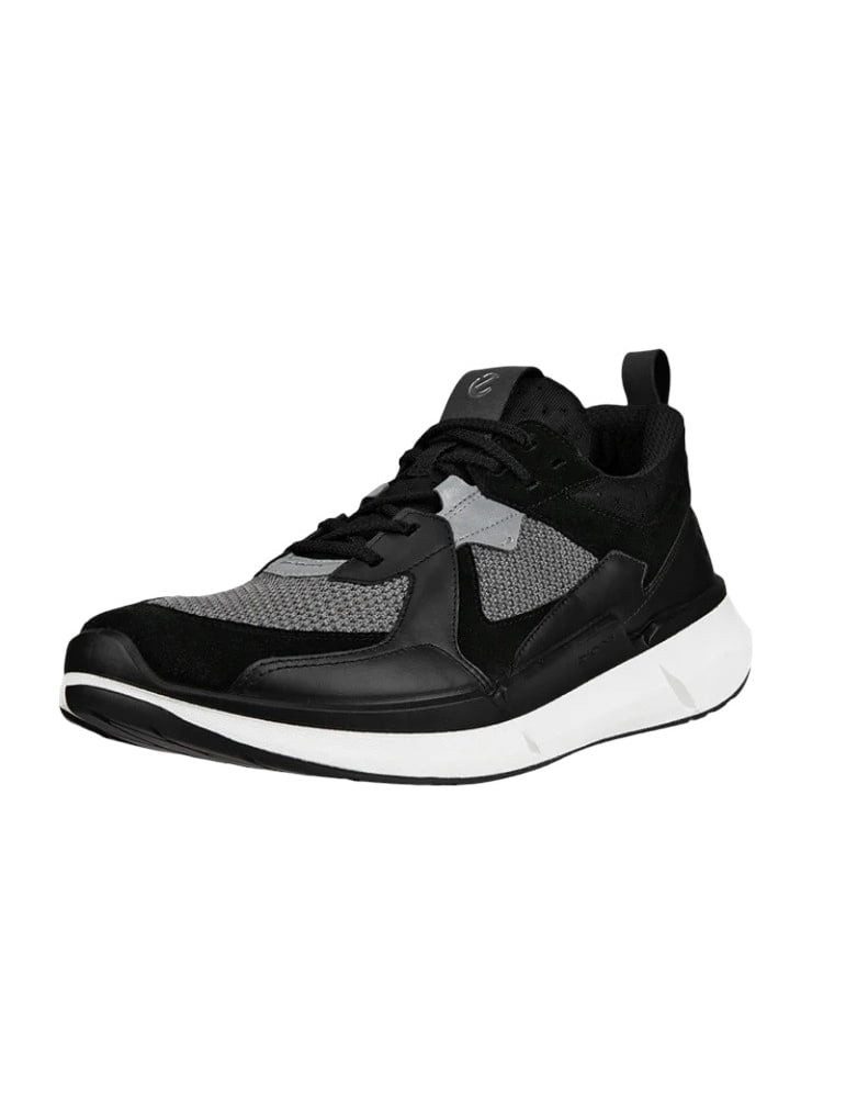 Ecco Biom 2.2 (ECCO-Leder) schwarz/grau Herren Sneaker günstig online kaufen