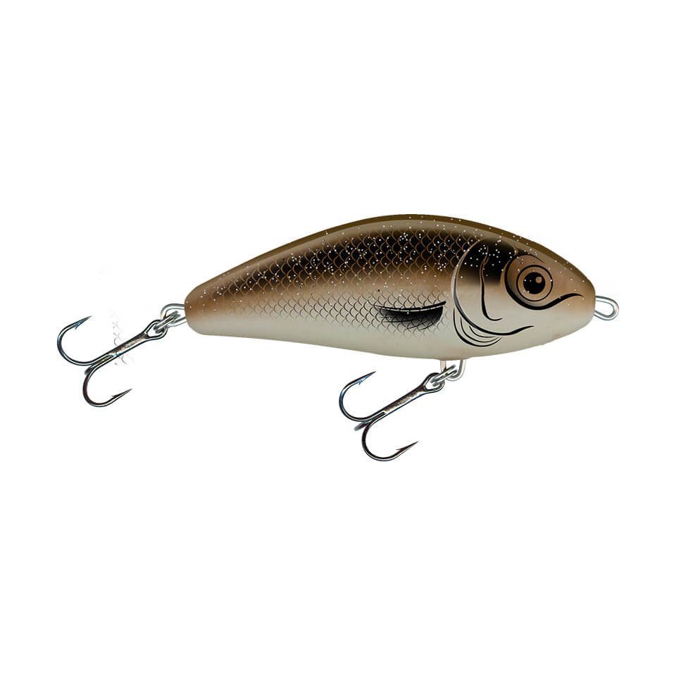 Salmo Kunstköder Salmo Fatso Wobbler 10cm 52g sinkend, (1-St)