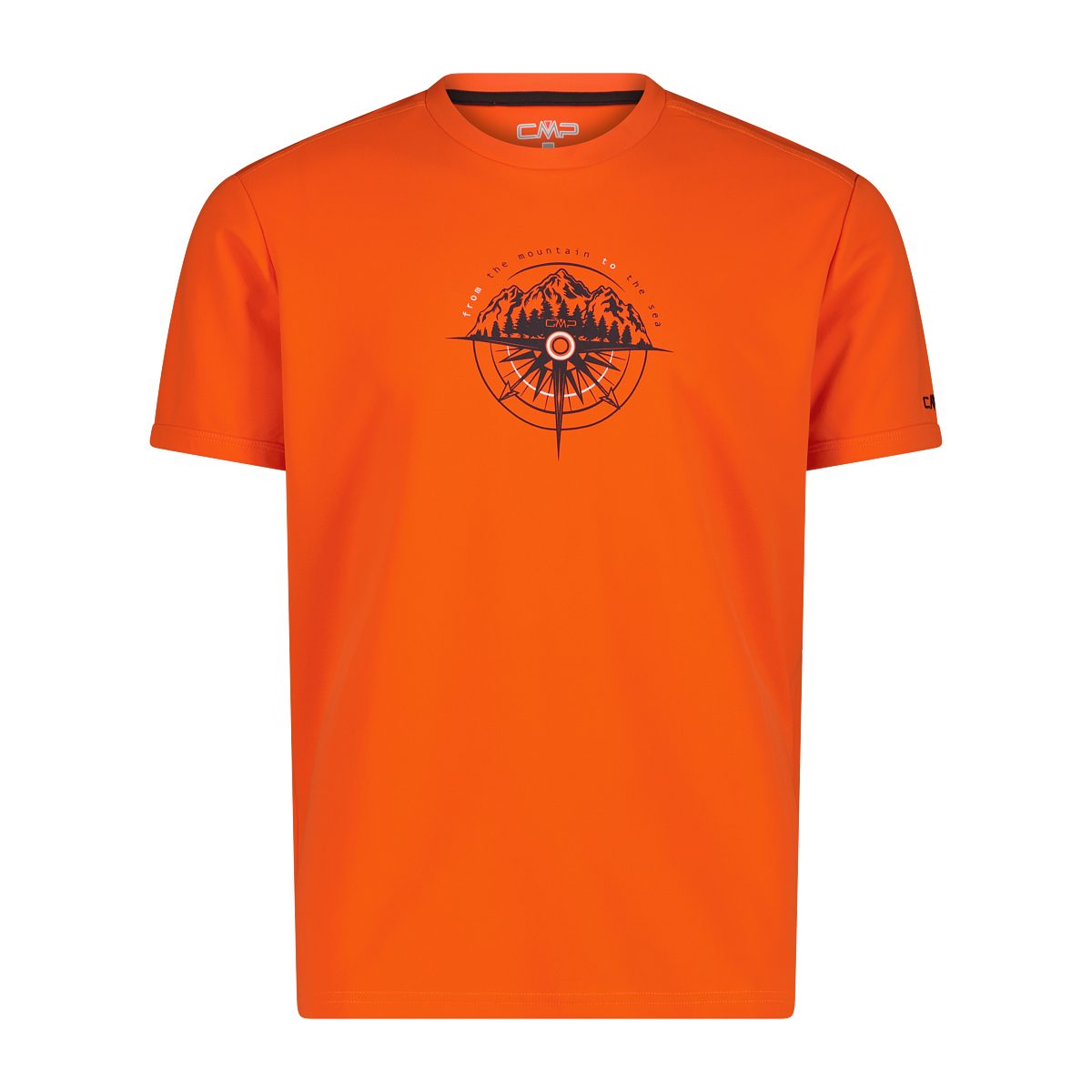 CMP Kurzarmshirt MAN T-SHIRT ORANGE
