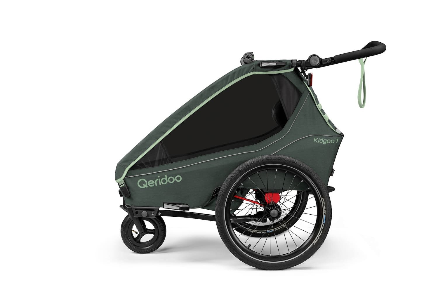 Qeridoo Fahrradkinderanhänger Kidgoo 1 für 1 Kind (2026)