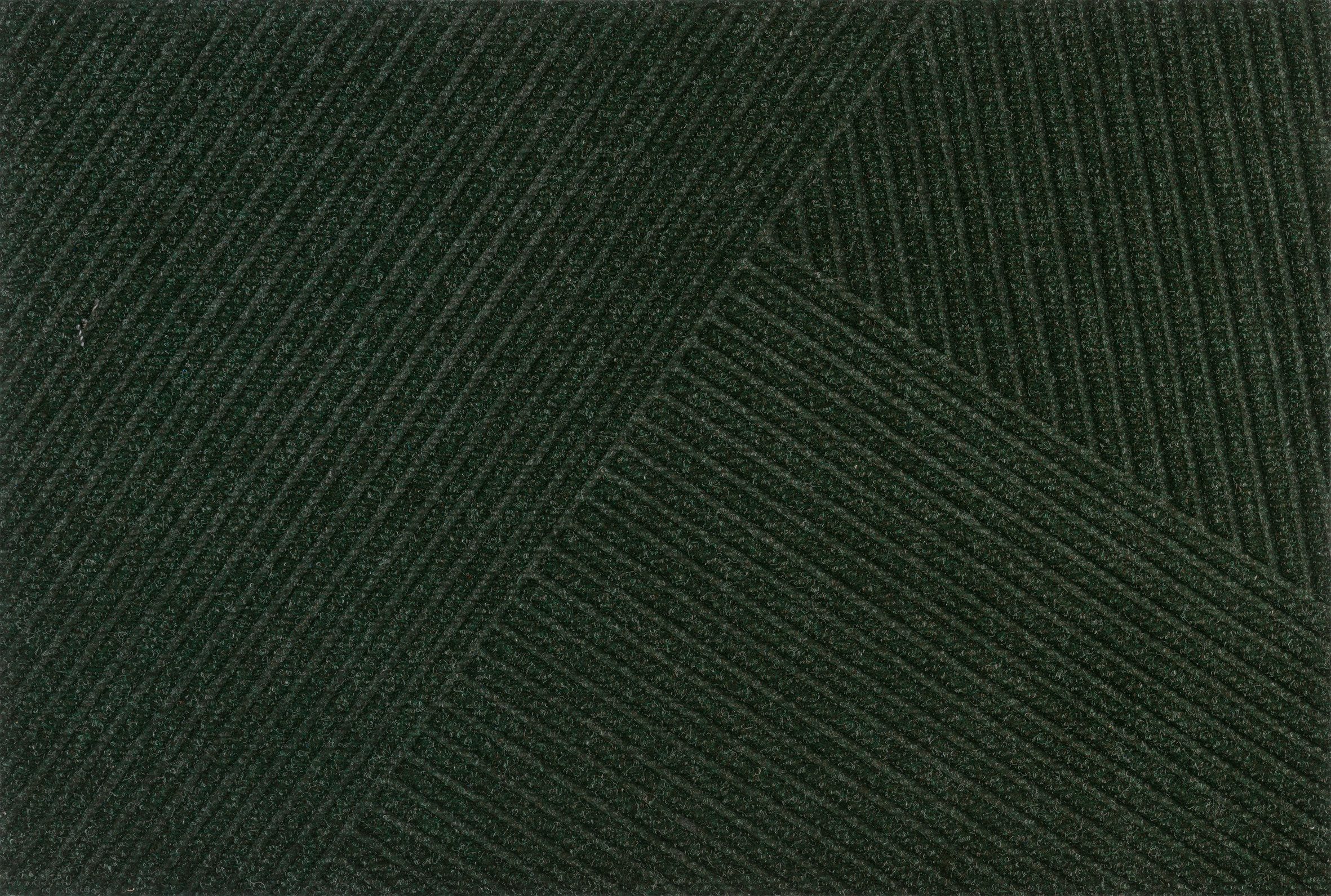 wash+dry by Kleen-Tex Fußmatte Stripes midnight green, rechteckig, Höhe: 8 günstig online kaufen