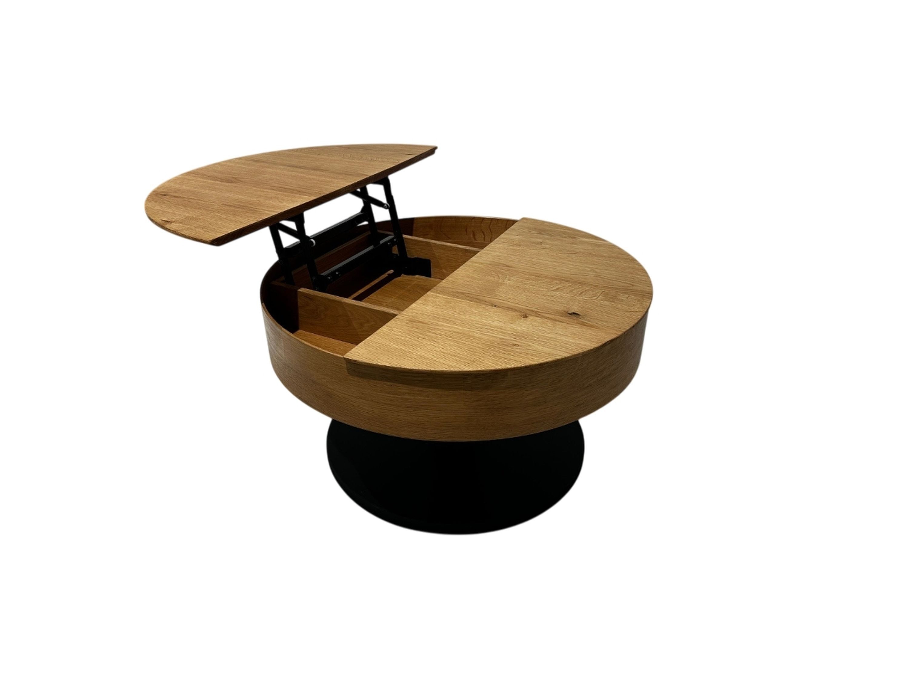 Robas Lund Couchtisch, Couchtisch Eiche mit Ablage B/H/T: 80 x 45 x 80 cm