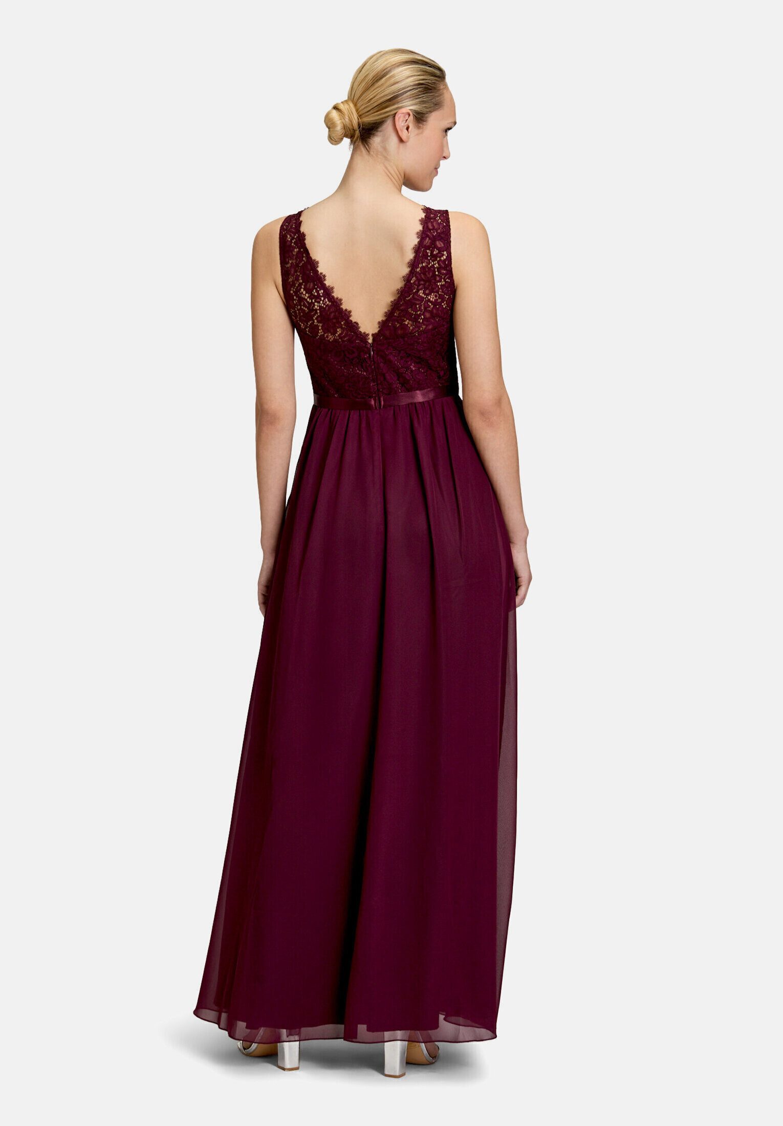 Vera Mont Cocktailkleid Damen mit Spitze Bogenkante