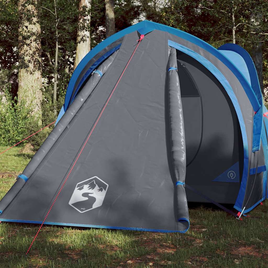 Faltzelt Campingzelt Kuppel 320x140x120 cm Blau