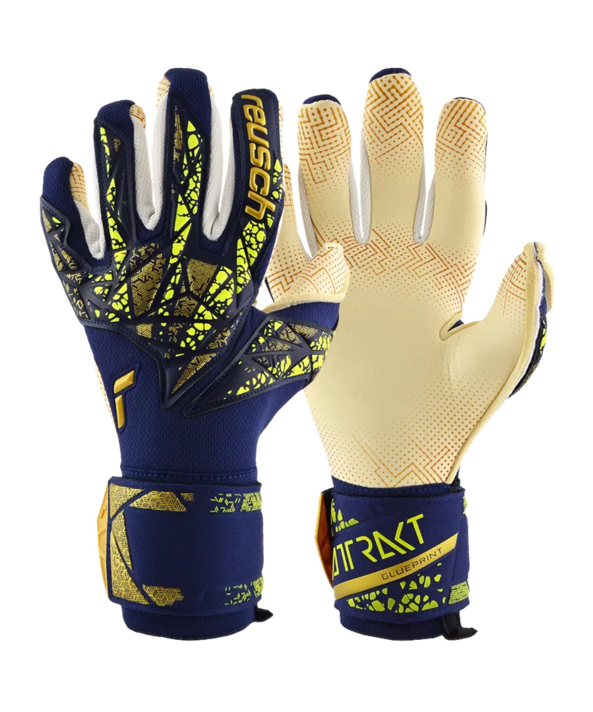 Reusch Torwarthandschuhe Attrakt X GluePrint TW-Handschuhe Night Spark 2024