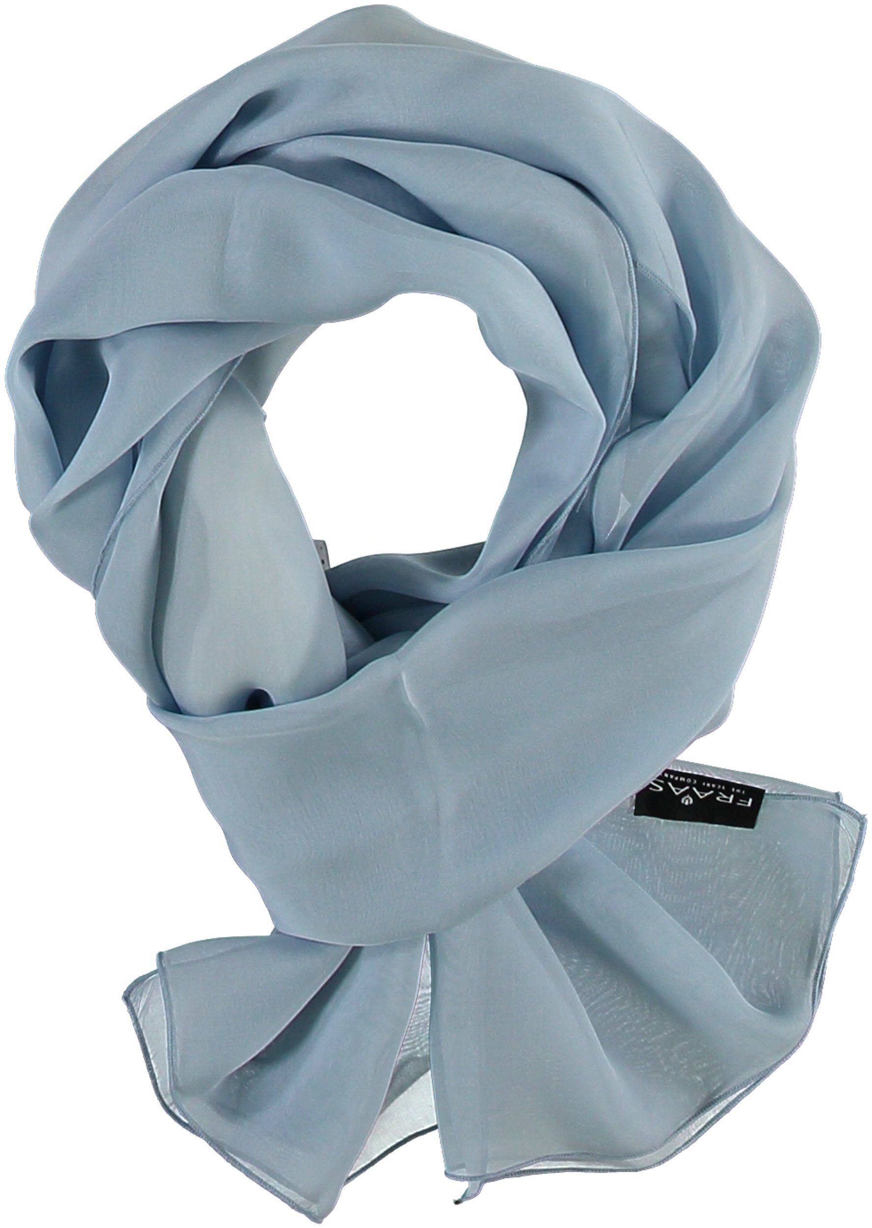 Seidenstola, light blue XXL-Schal reiner Fraas aus (1-St), Seide