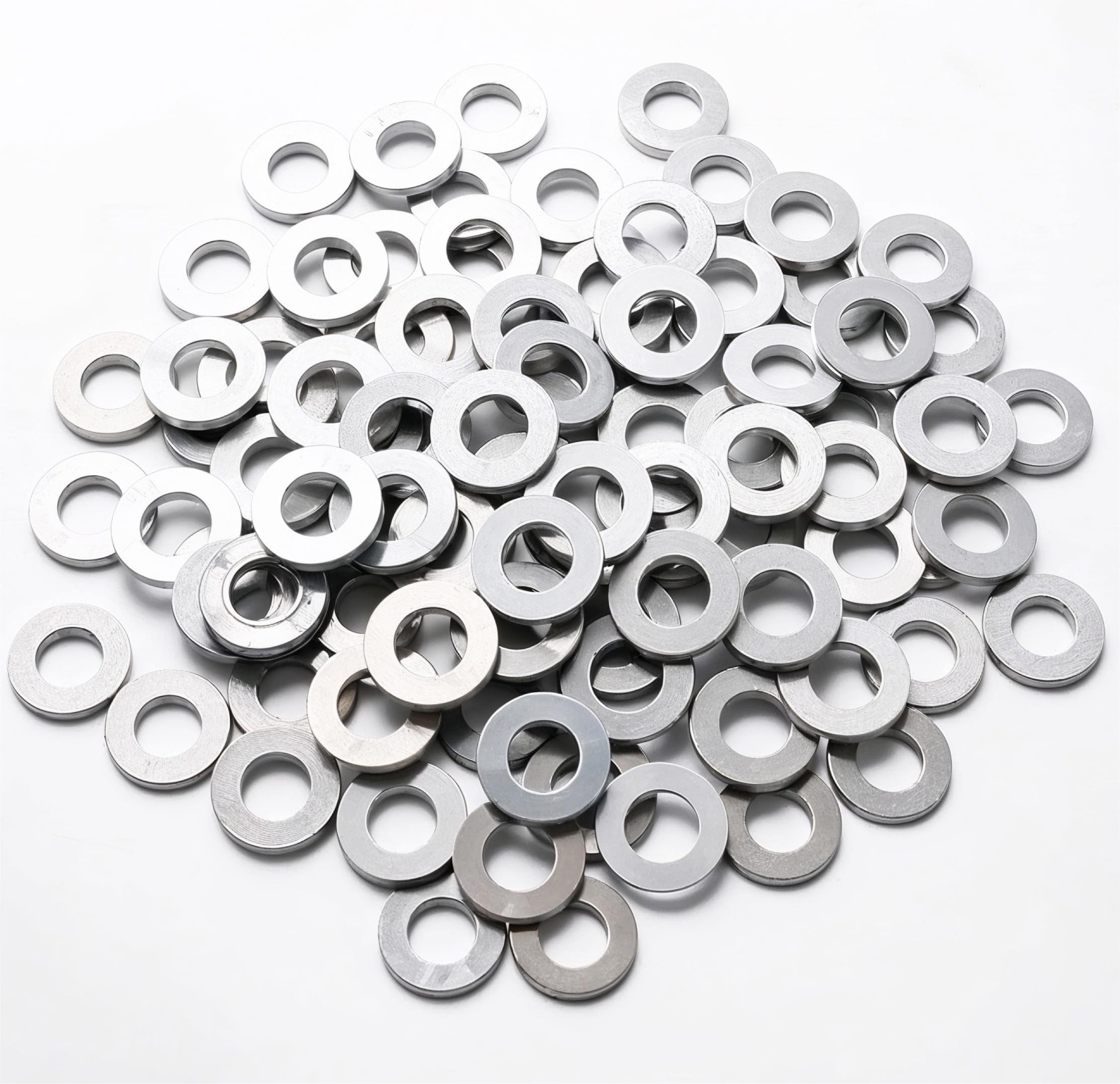 toolmate® Unterlegscheibe 50x M6 Unterlegscheiben - Edelstahl Rostfrei Flach Sicherungsscheiben, Ø 16,00 mm, M6, Set, 1-St., 50x Unterlegscheiben M6, Glatte Oberfläche