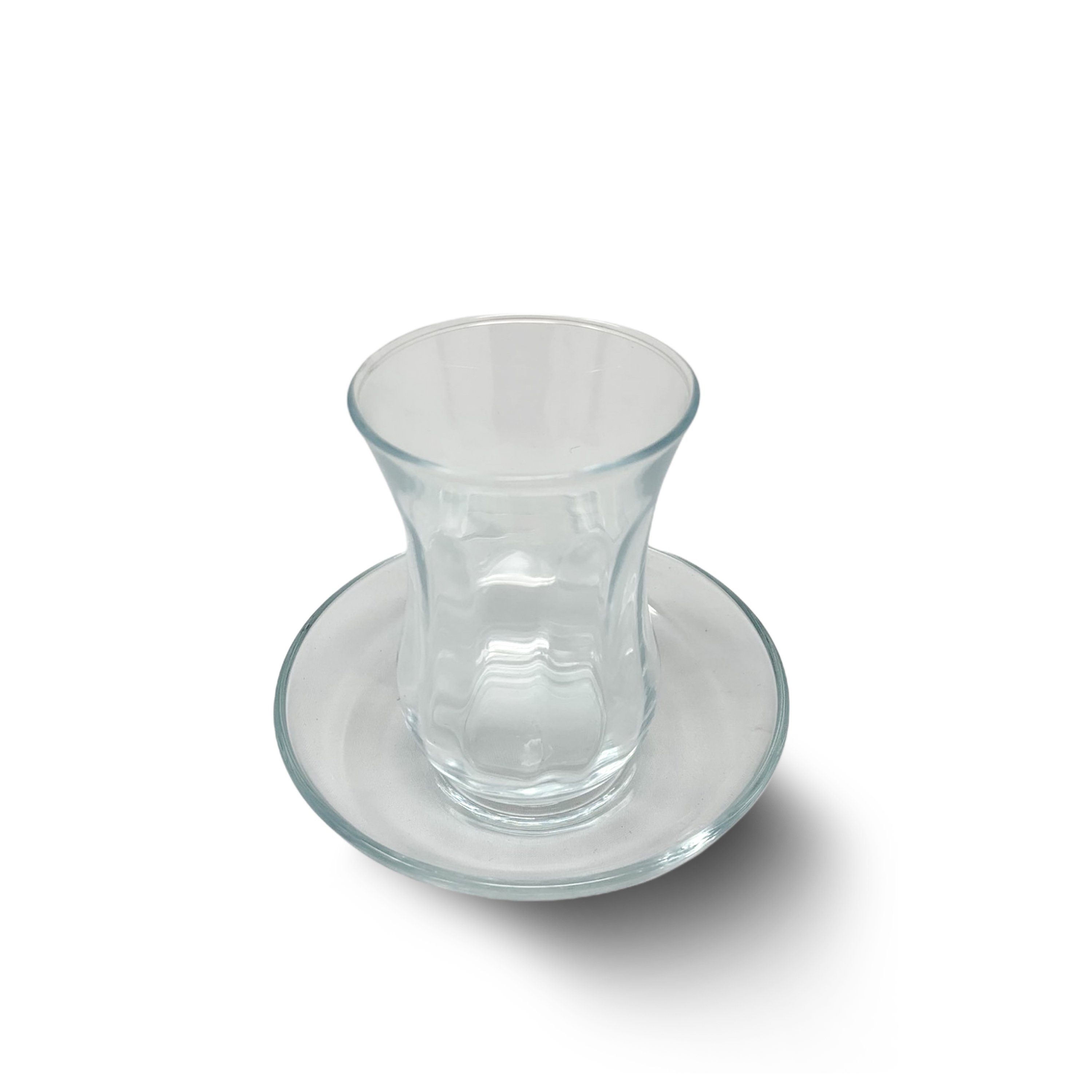 CiCi HOME Favori Turkish Tea Glasses Set Crystal Look 12-Piece 155 Ml