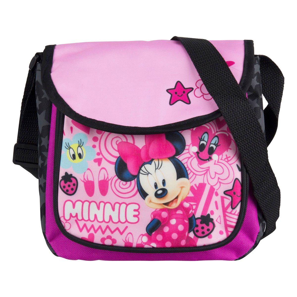 fabrizio® Kindergartentasche Disney 20433-2200 Kindertasche Mouse Minnie Umhängetasche