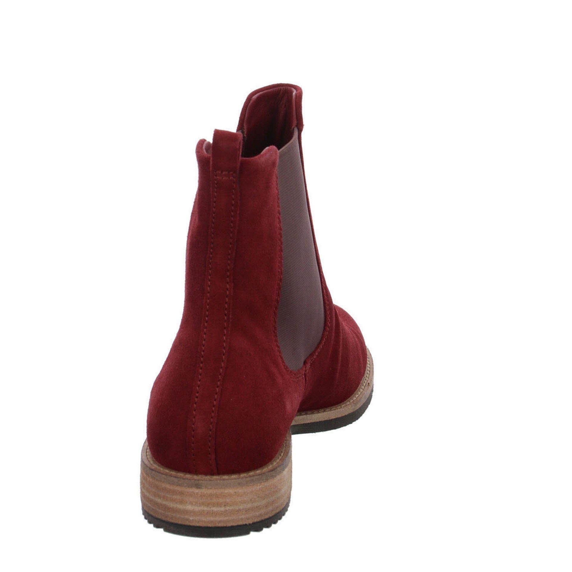 Ecco rot Chelsea Sartorelle Leder-/Textilkombination Chelseaboots Boots Leder-/Textilkombination