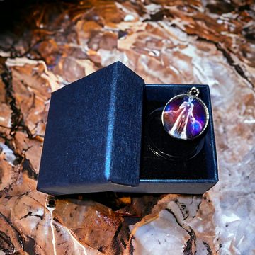 Stelby Schlüsselanhänger mit Gravur Jungfrau Sternzeichen Schlüsselanhänger 3D mit Geschenkbox