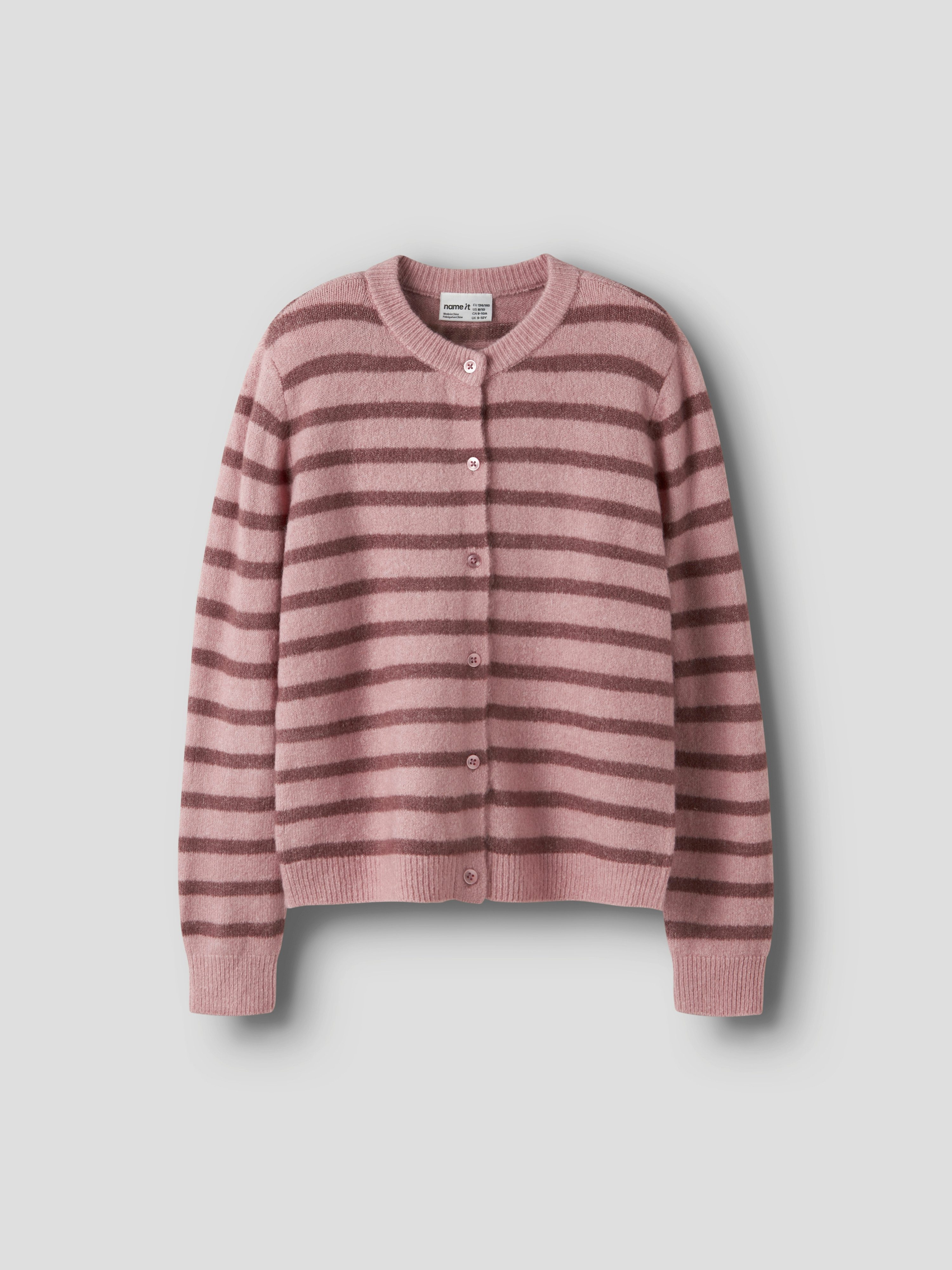 Name It Strickjacke NKFNERINA LS KNIT CARD Materialmix, regular fit – Bild 4 von 5