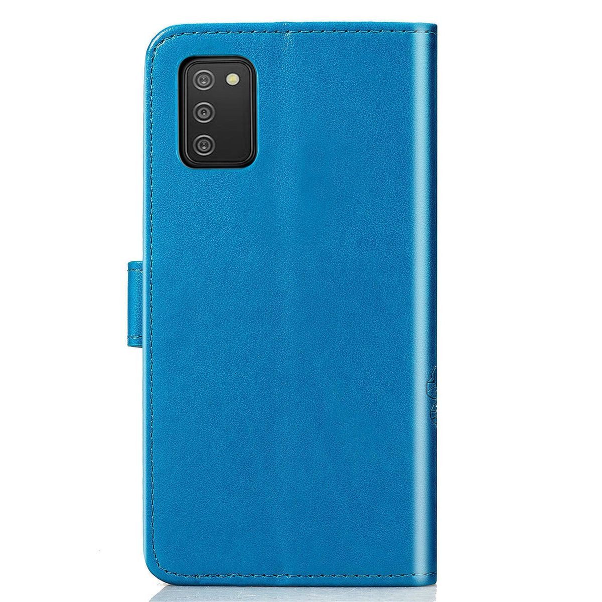 König Design Handyhülle Samsung Galaxy A02s, Schutzhülle Schutztasche Case Cover Etuis Wallet Klapptasche Bookstyle