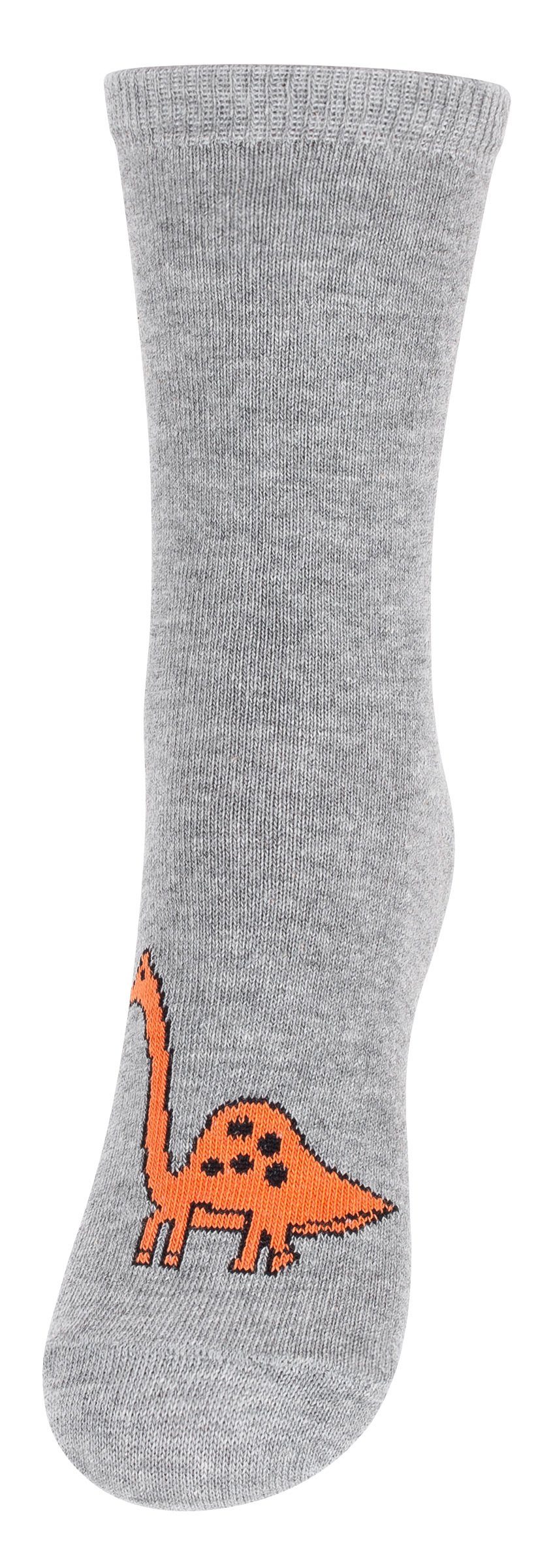 Cotton Prime® Socken (6-Paar) mit Dinomotiven