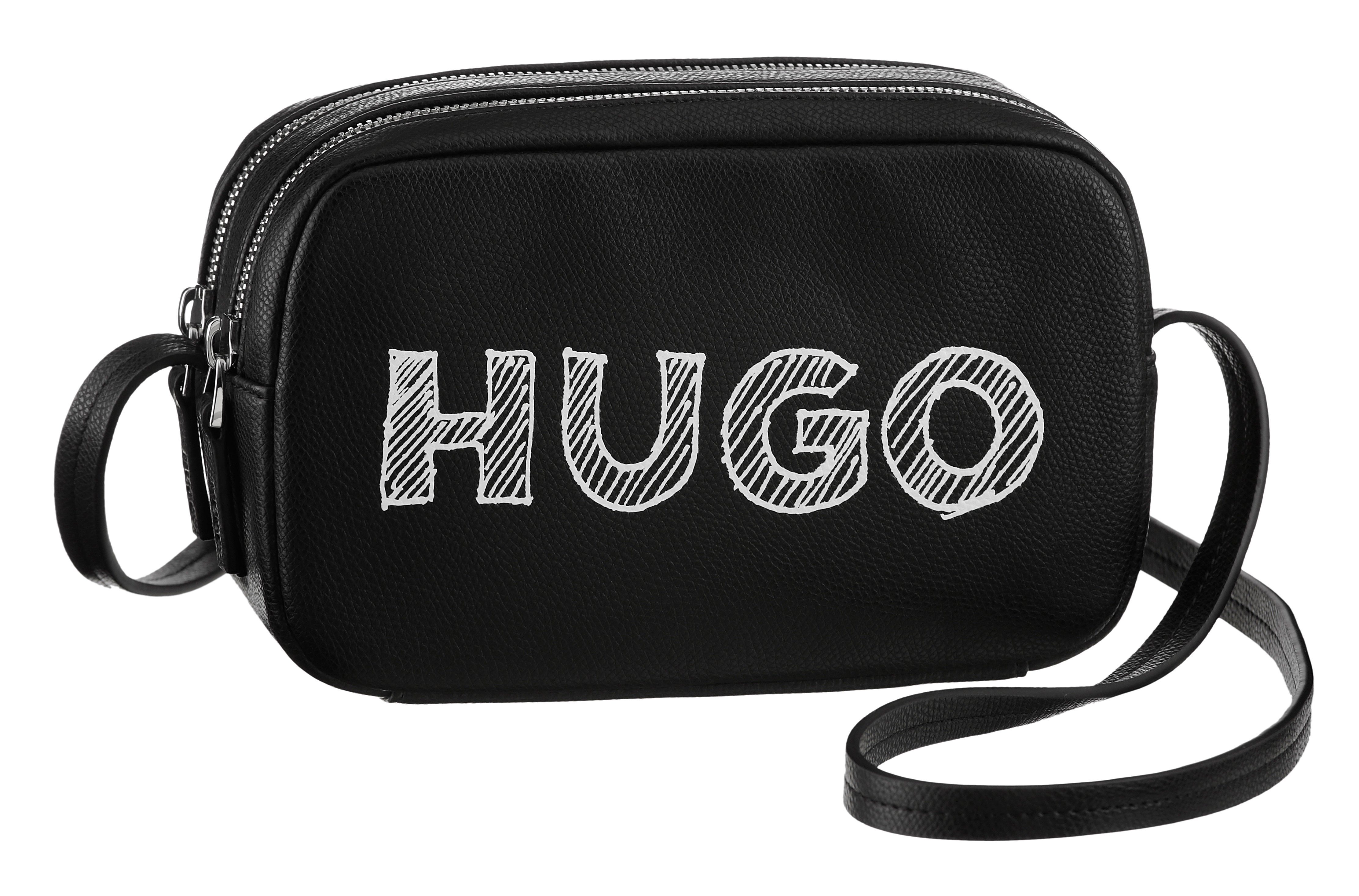 【berühmt】 HUGO Umhängetasche Chris D. mit Cross-G, modischem Zip Logoschriftzug