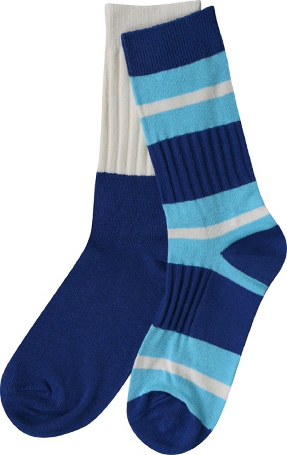 Capelli York blau Socken 2x New Socken Unisex