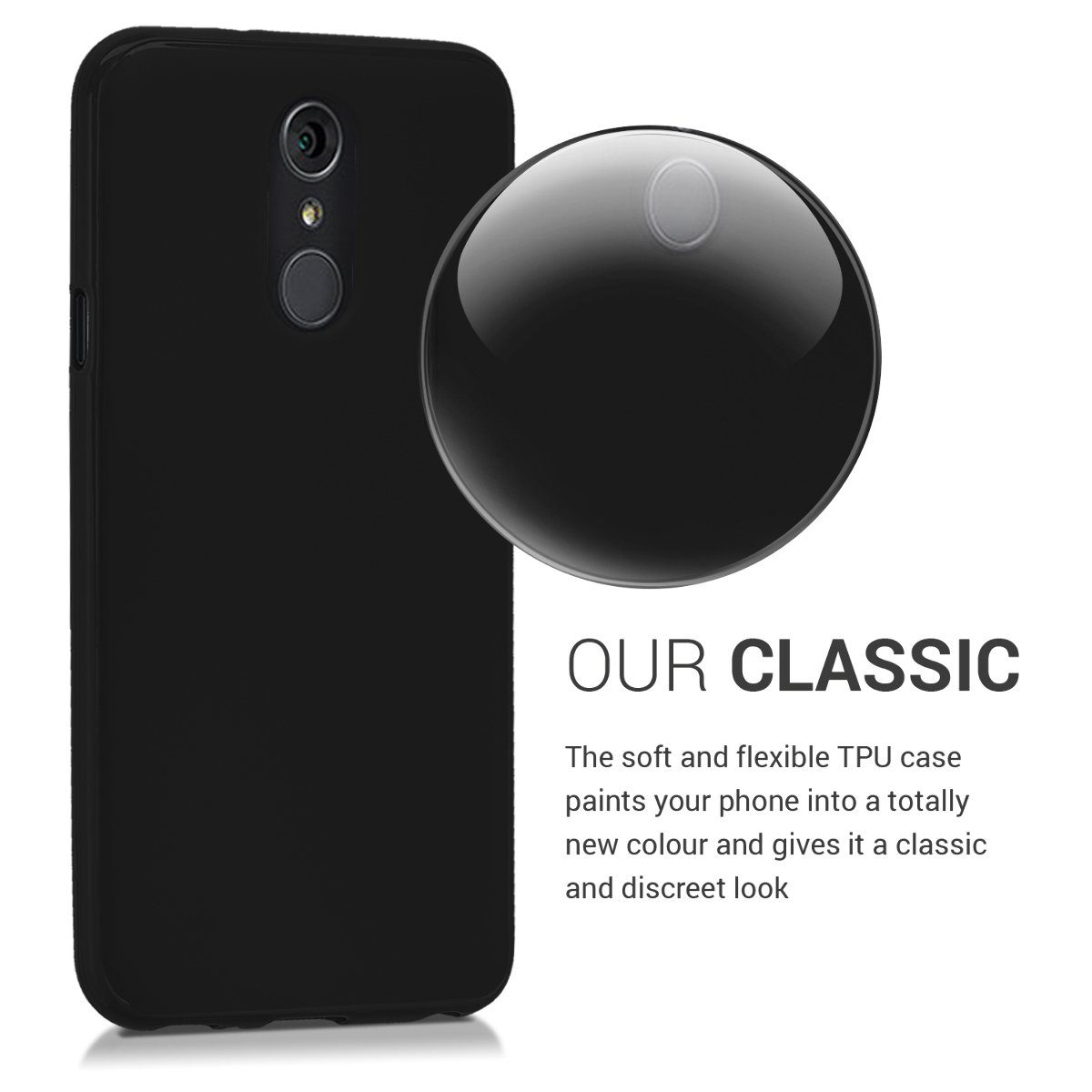 kwmobile Handyhülle Hülle für LG Q7 / Q7+ / Q7a (Alpha), Hülle Silikon - Soft Handyhülle - Handy Case Cover