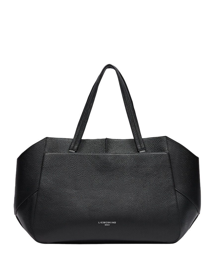 Shopper Lilly Heavy Pebble Satchel XL Schwarz