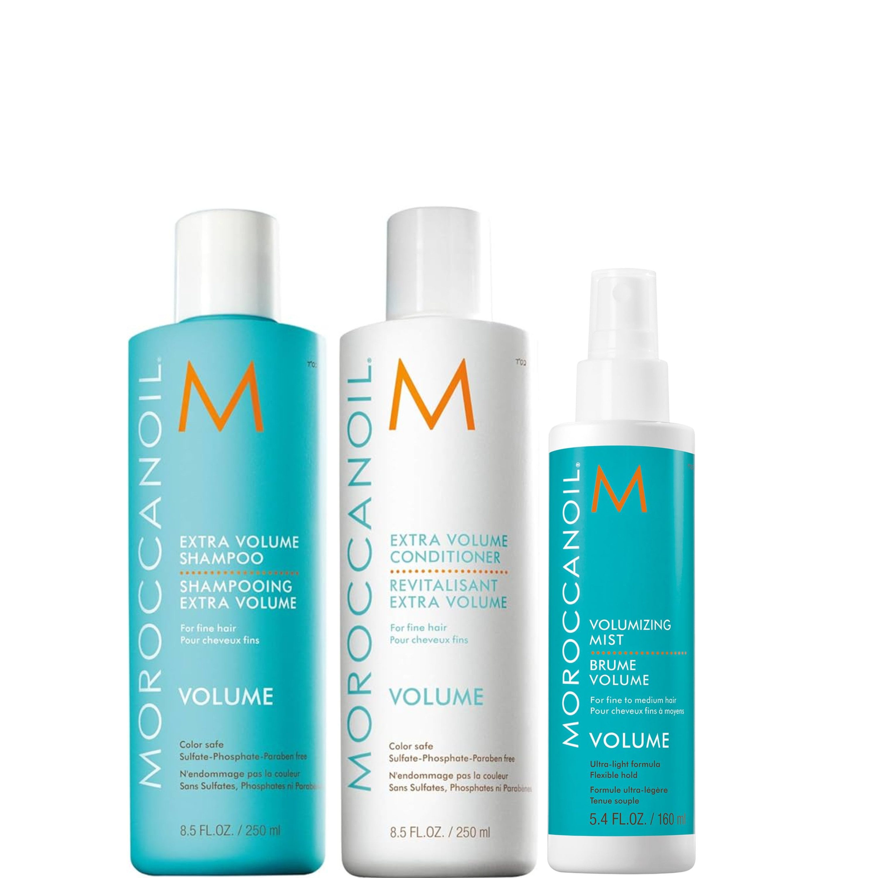 moroccanoil Haarpflege-Set Volumize Trio, 3-tlg., für spürbar mehr Fülle