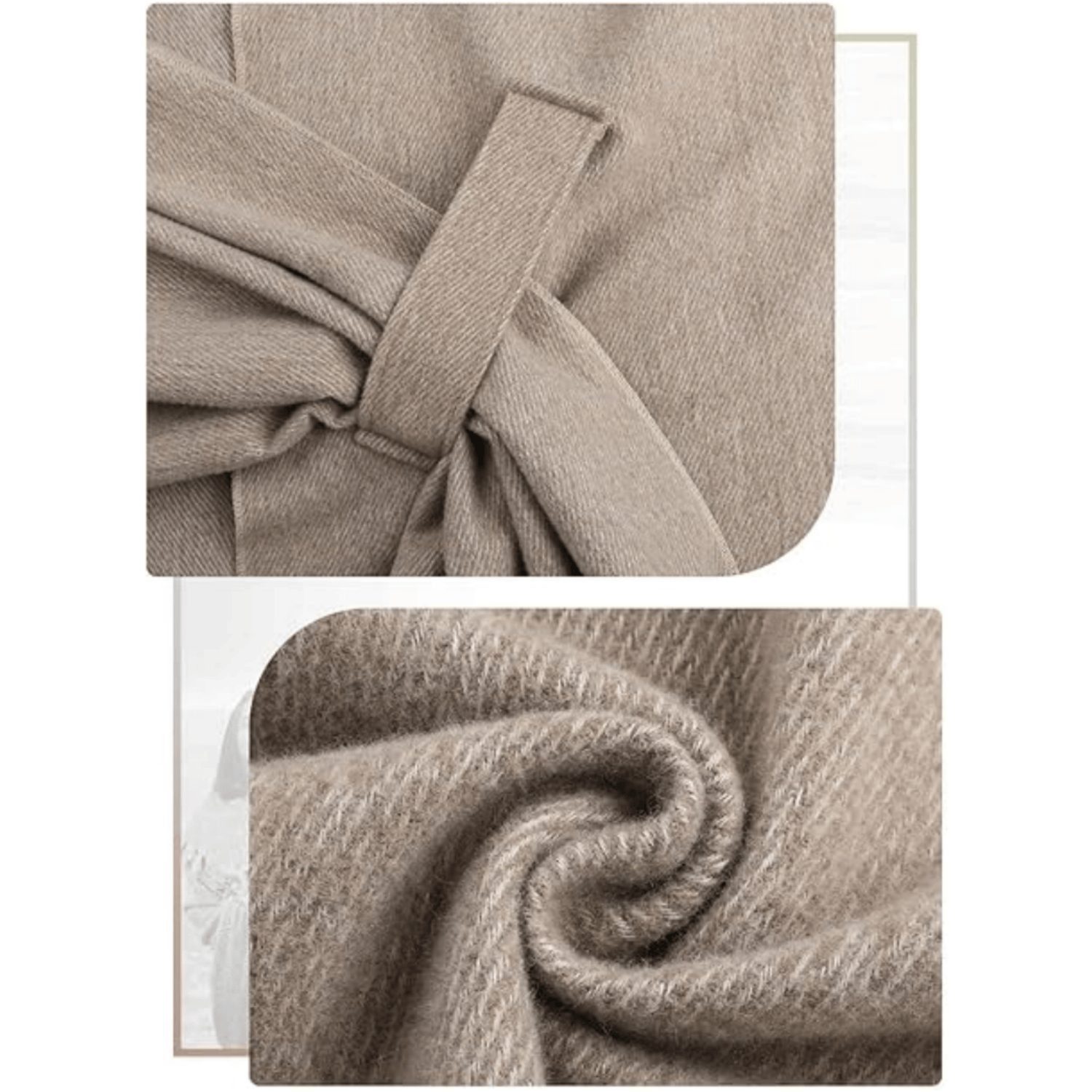 wohnTRAUM24 Strickpullover Schal ,Tücher, warmer Halstuch , Damen oversized Cape, Elegant Cardigan (XXL Schal Umhang, vielseitiger Schal,Beidseitig tragbar, Neue Modelle, vielseitig, elegant) Winterschal Herbstschal