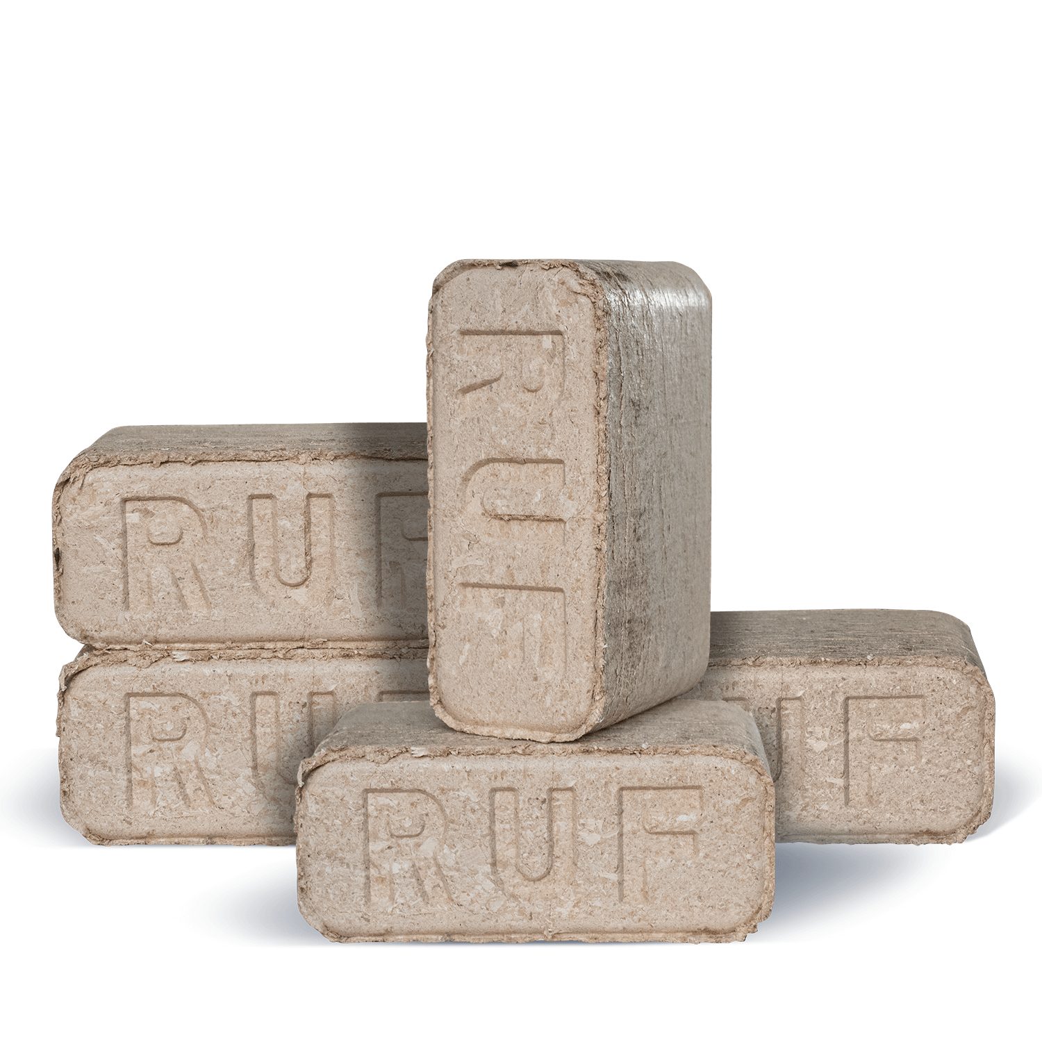 HEIZFUXX Holzbriketts RUF Original Red, 300 kg, (Palette, 30-St)