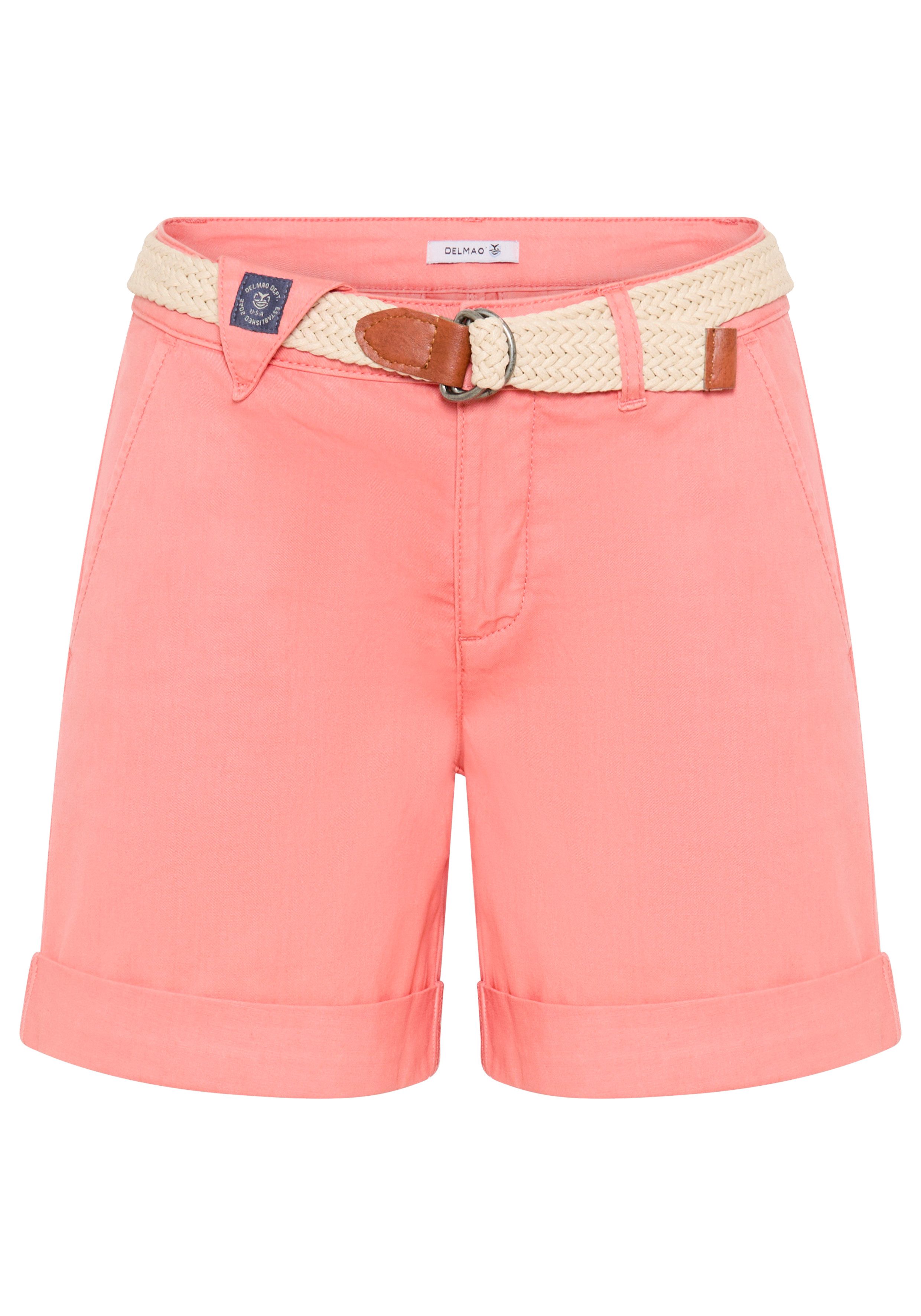 DELMAO Shorts (2-tlg., inklusive Stoffgürtel) in trendiger Turn-up Form. € 34,99, (€ 34,99 pro 1 Stk).