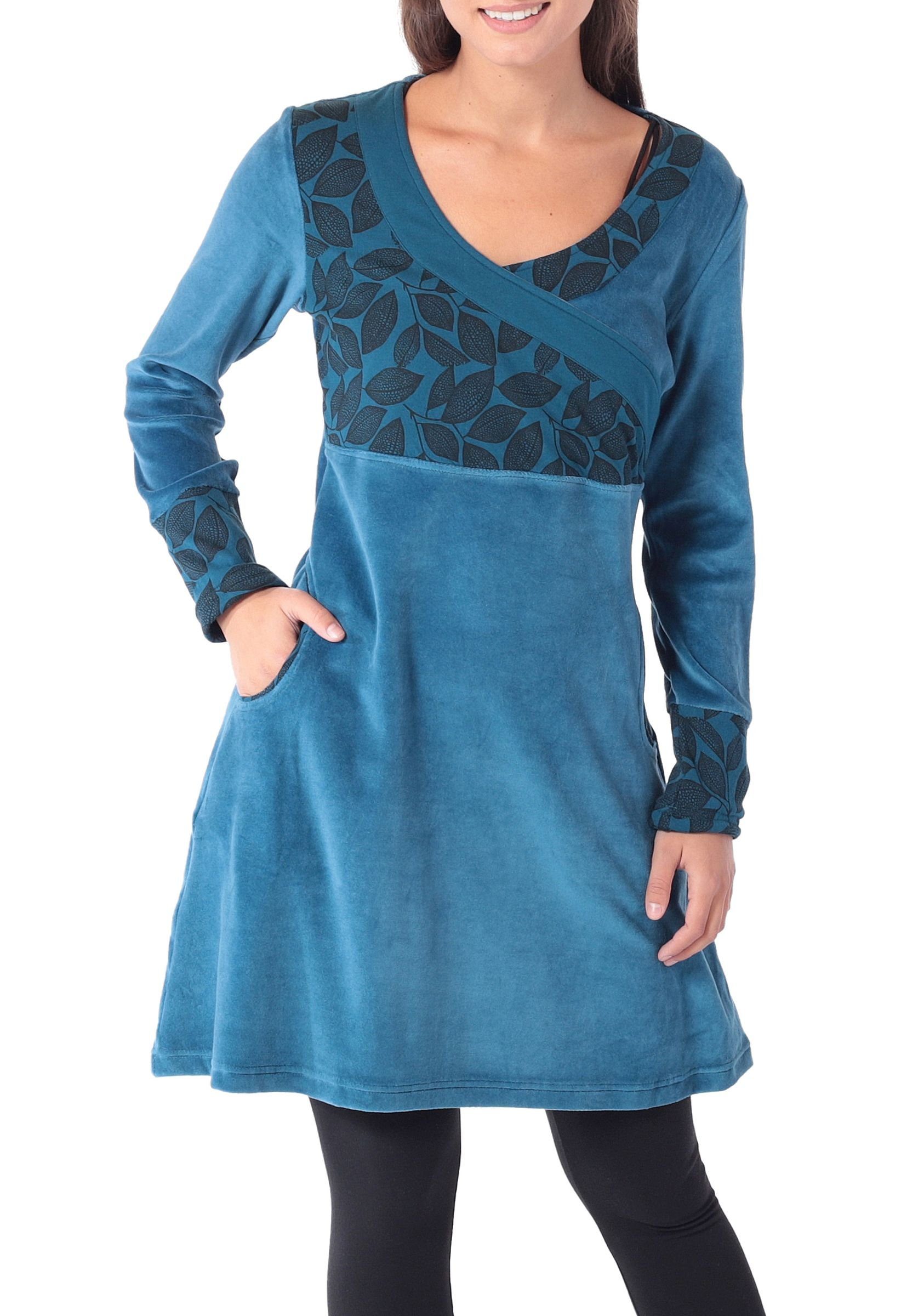 PUREWONDER Samtkleid Bequemes Kleid aus Samt günstig online kaufen