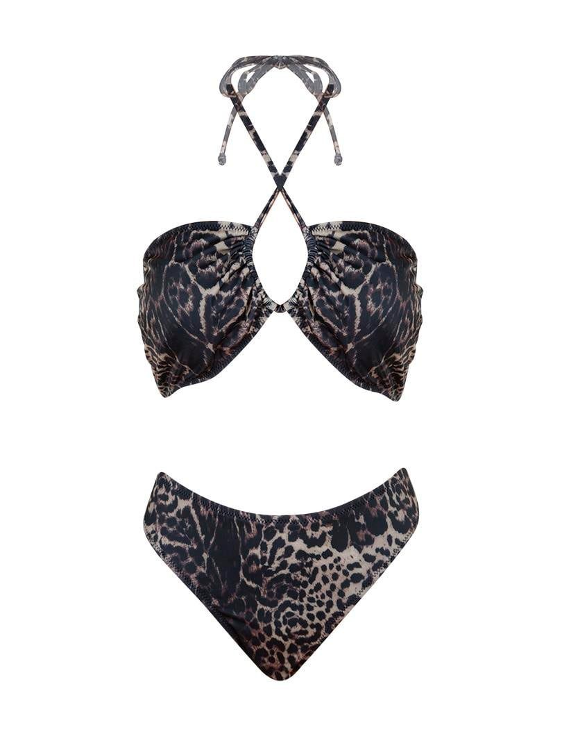 RIVUS Badekleid Damen Bikini - Eleganter High Waist Bikini in Verschiedenen Farben, İn mehr