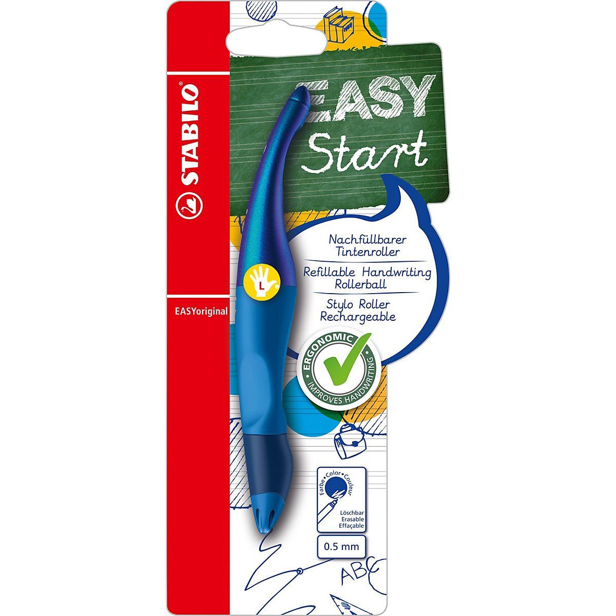 STABILO Tintenroller STABILO® Tintenroller Easy original für Linkshände,  Altersempfehlung: 6+ Jahre