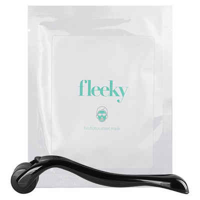 fleeky Tuchmaske Bio Botox Sheet Mask mit 540 Needle Dermaroller, 1-tlg.