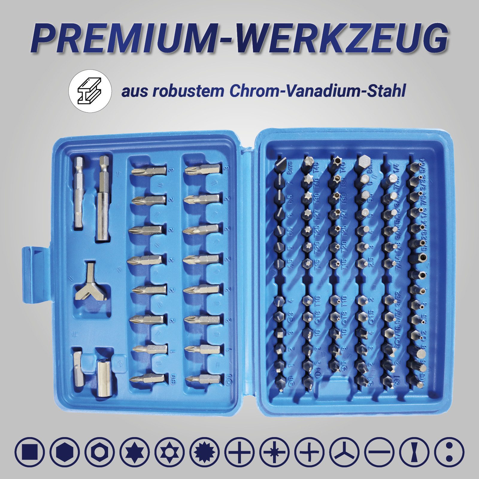 Bituxx Bit-Set Bit Set 100 tlg., Set, 100-St., MS-13376