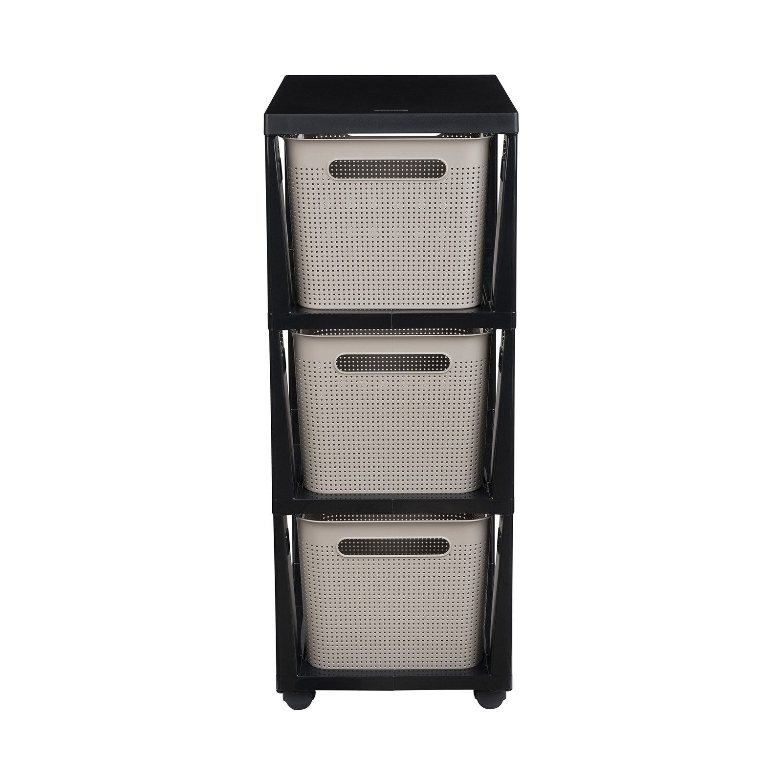 ROTHO Rollcontainer BRISEN Rollcontainer 3 x 16 l, (3 St)