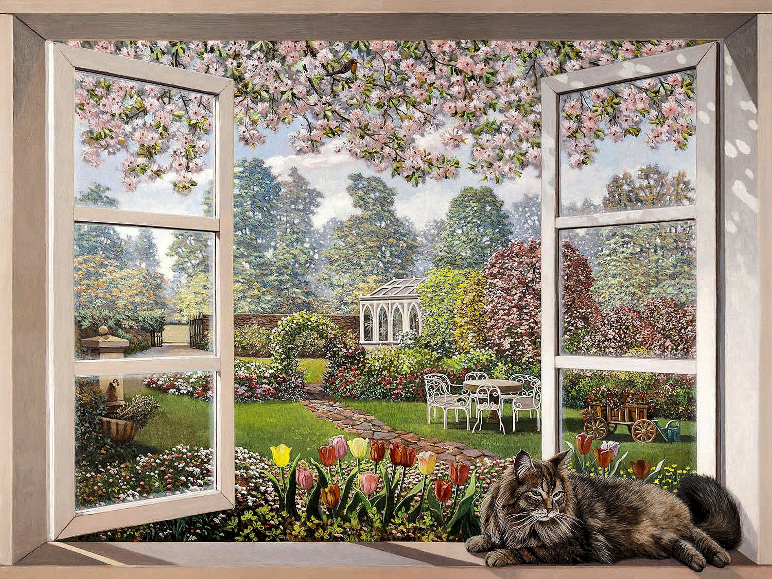 Home affaire Kunstdruck »ANDREA DEL MISSIER / Giardino italiano«, (1 Stück)-Otto