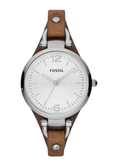 Fossil Quarzuhr GEORGIA, ES3060, Armbanduhr, Damenuhr, analog