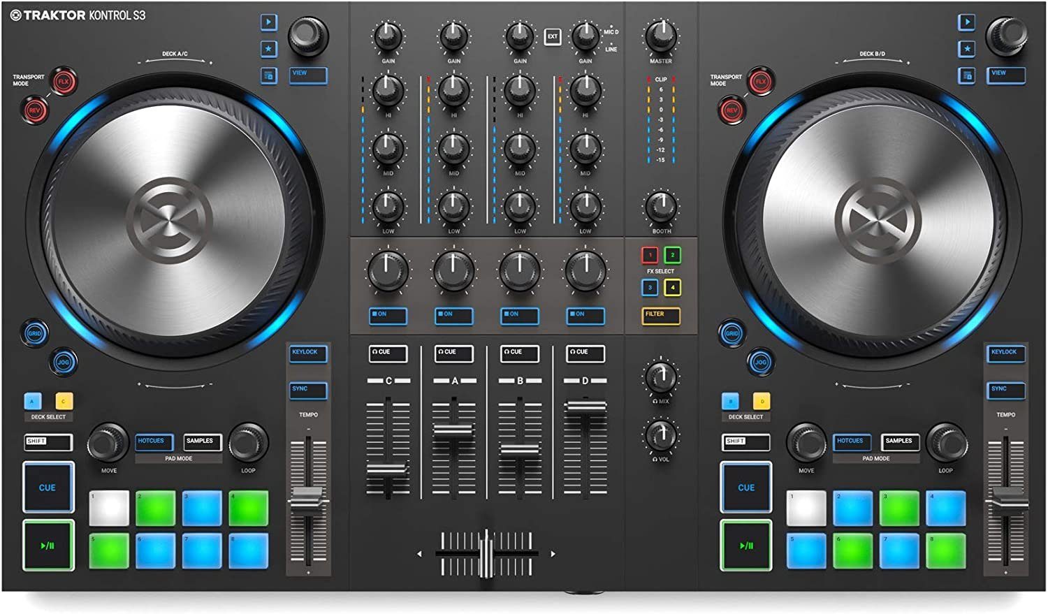 Native Instruments DJ Controller Kontrol S3- Native In­stru­ments
