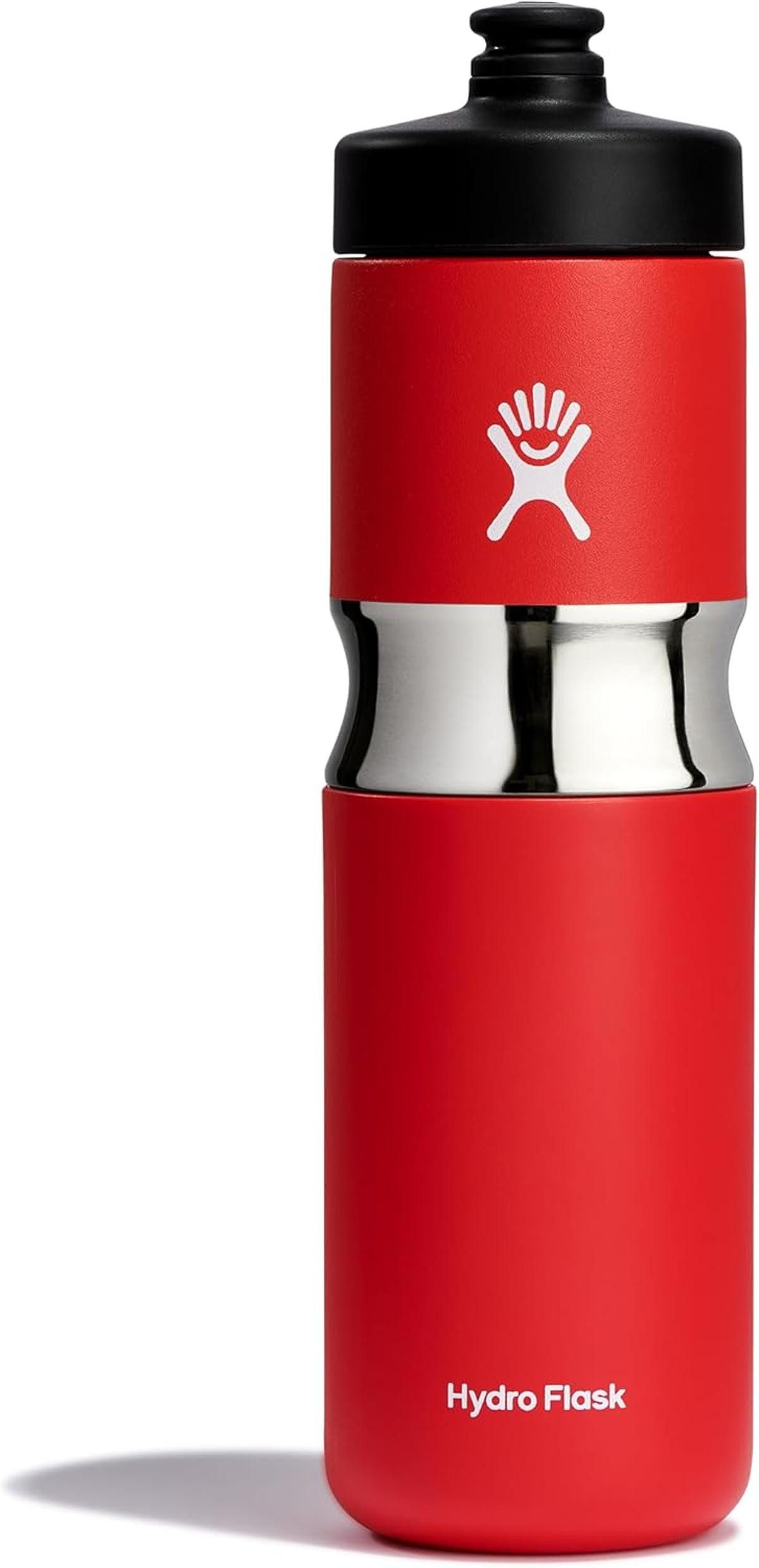 Hydro Flask Thermoflasche Hydro Flask WIDE MOUTH Isolierflasche GOJI ca. 600 ml rot Edelstahl