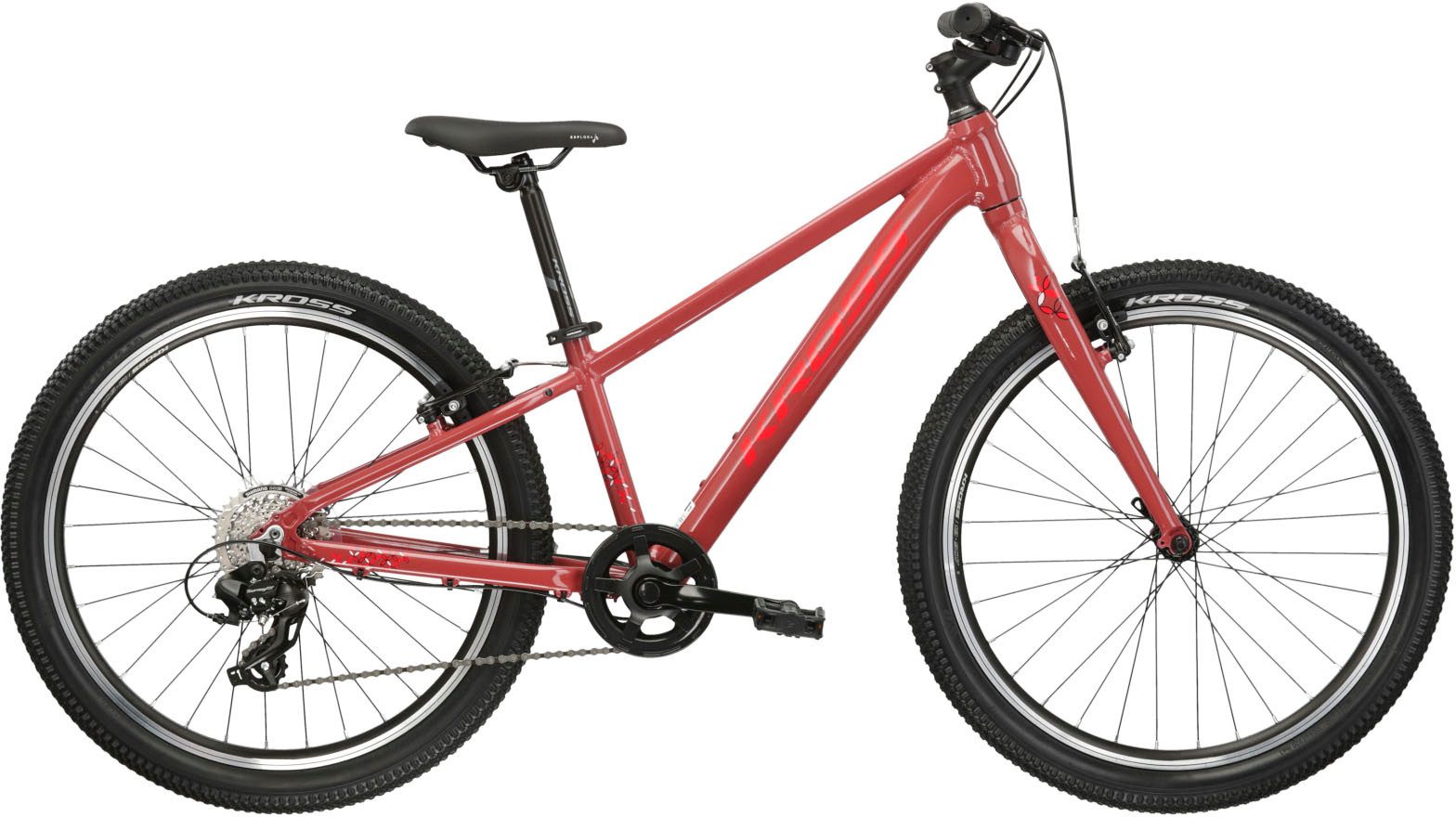 Kross Kinderfahrrad Kinder-MTB Lea Jr 1.0, 8 Gang Shimano TOURNEY TX800 Schaltwerk, Kettenschaltung