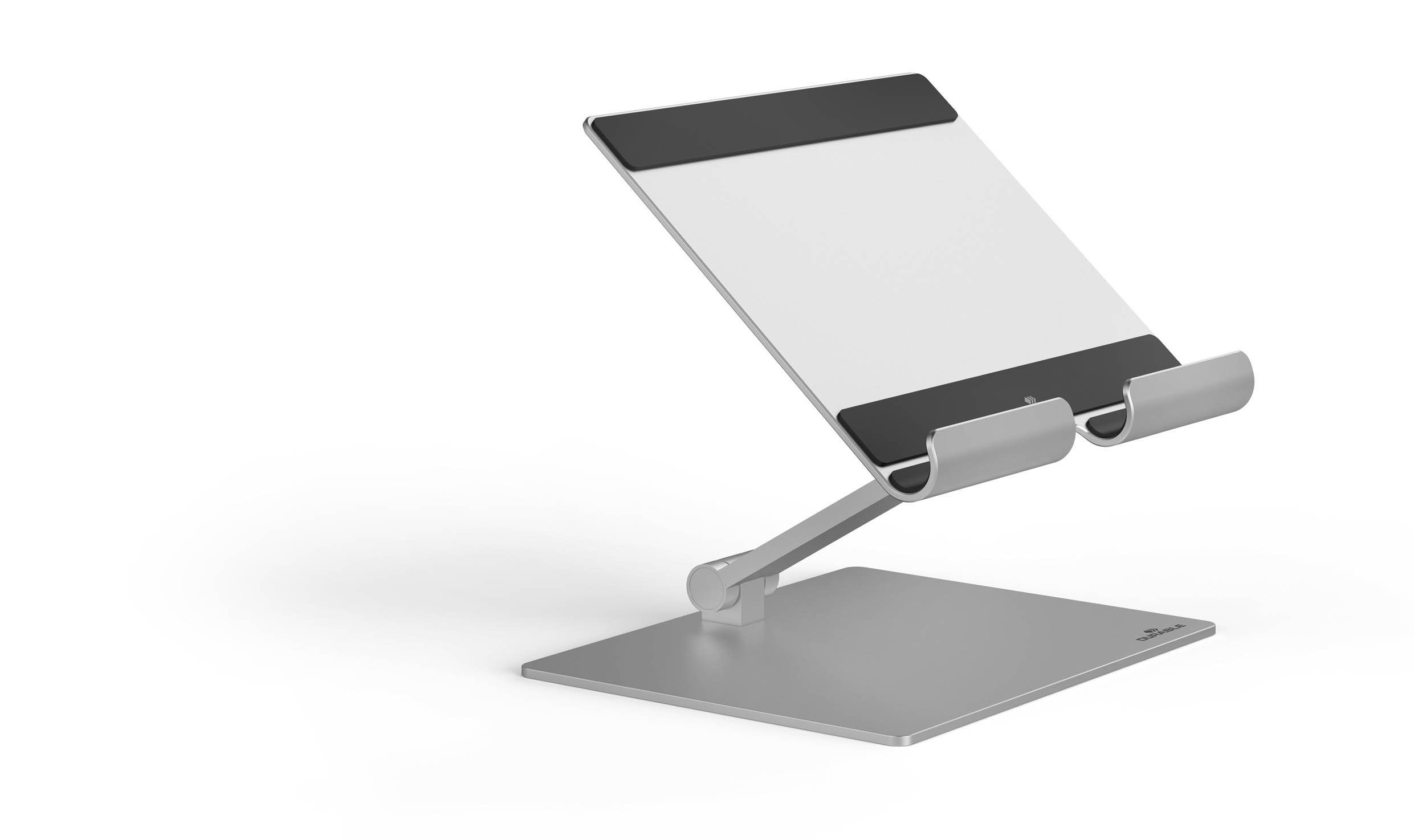 DURABLE Tablet-Halterung RISE, (Durable Tischständer für Tablet/Smartphone, stufenlos höhen- und winke)