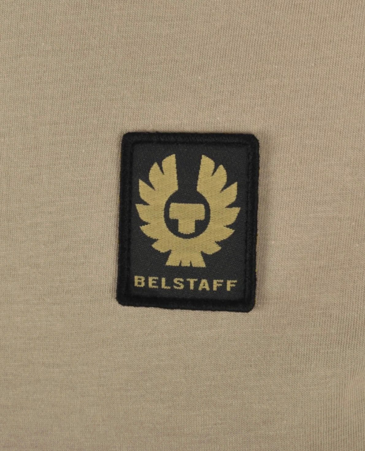 Belstaff T-Shirt Retro 1924 Patch Regular Fit Shirt Gesticktem Rand versehe günstig online kaufen
