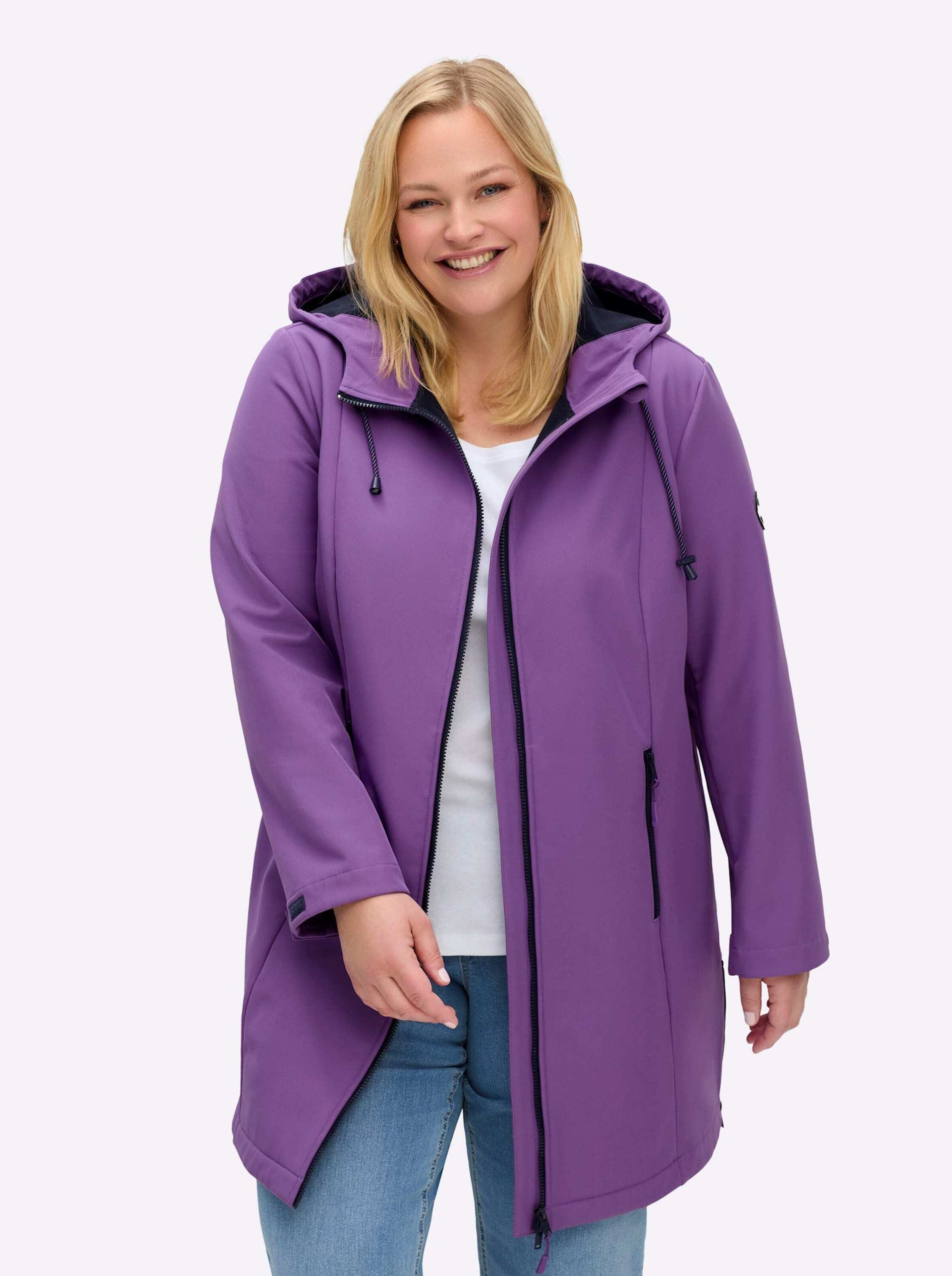 Sheego Allwetterjacke Softshell-Jacke Langarm günstig online kaufen