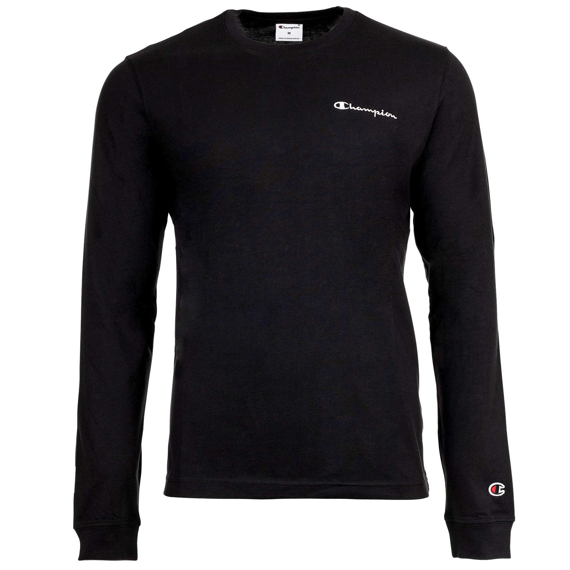 Champion T-Shirt Herren Longsleeve 1er Pack Baumwolle (Packung, 1er Pack)