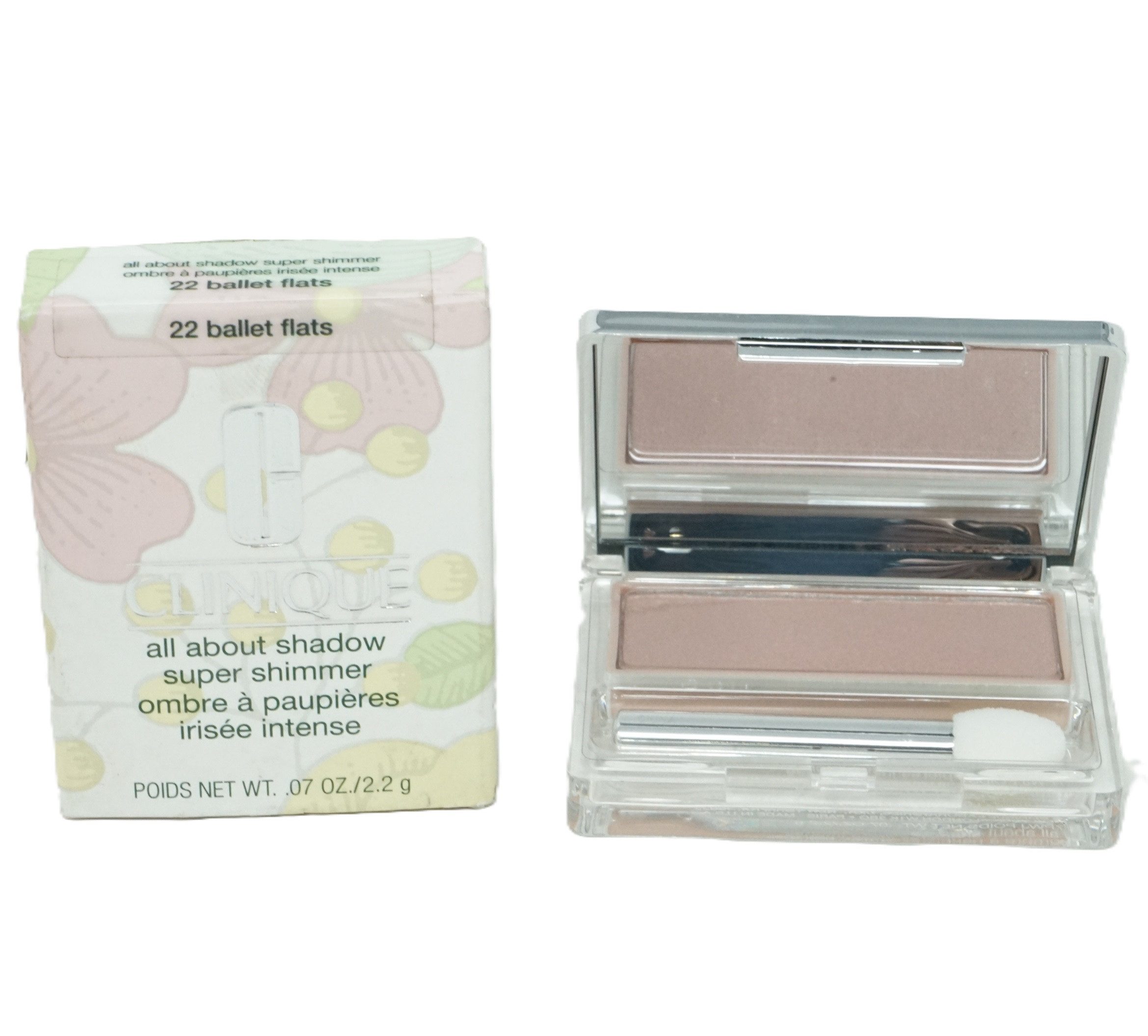 CLINIQUE Augenbrauen-Farbe Clinique all about shadow super shimmer 22 ballet flats 2,2g