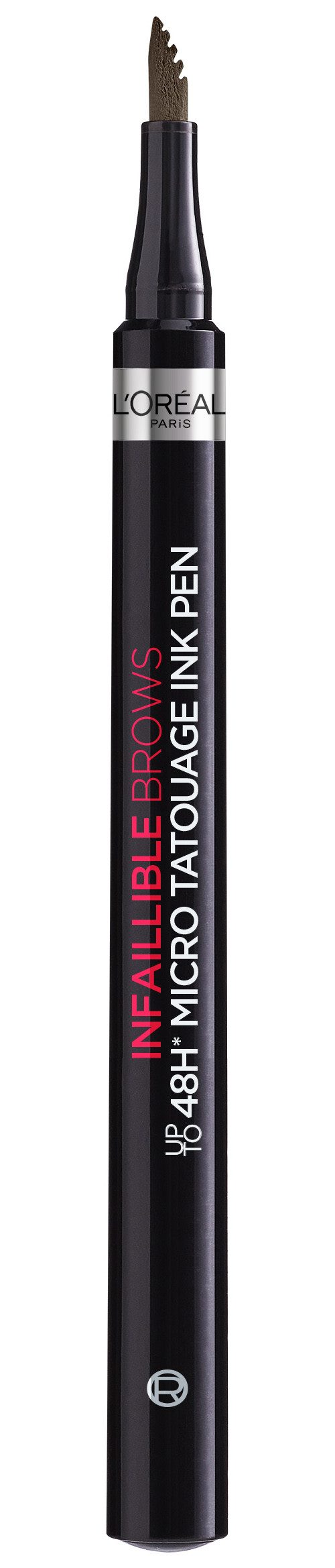L'ORÉAL PARIS Augenbrauen-Stift INFAILLIBLE 48H MICRO TATOUAGE INK PEN, mit Dreizack-Spitze