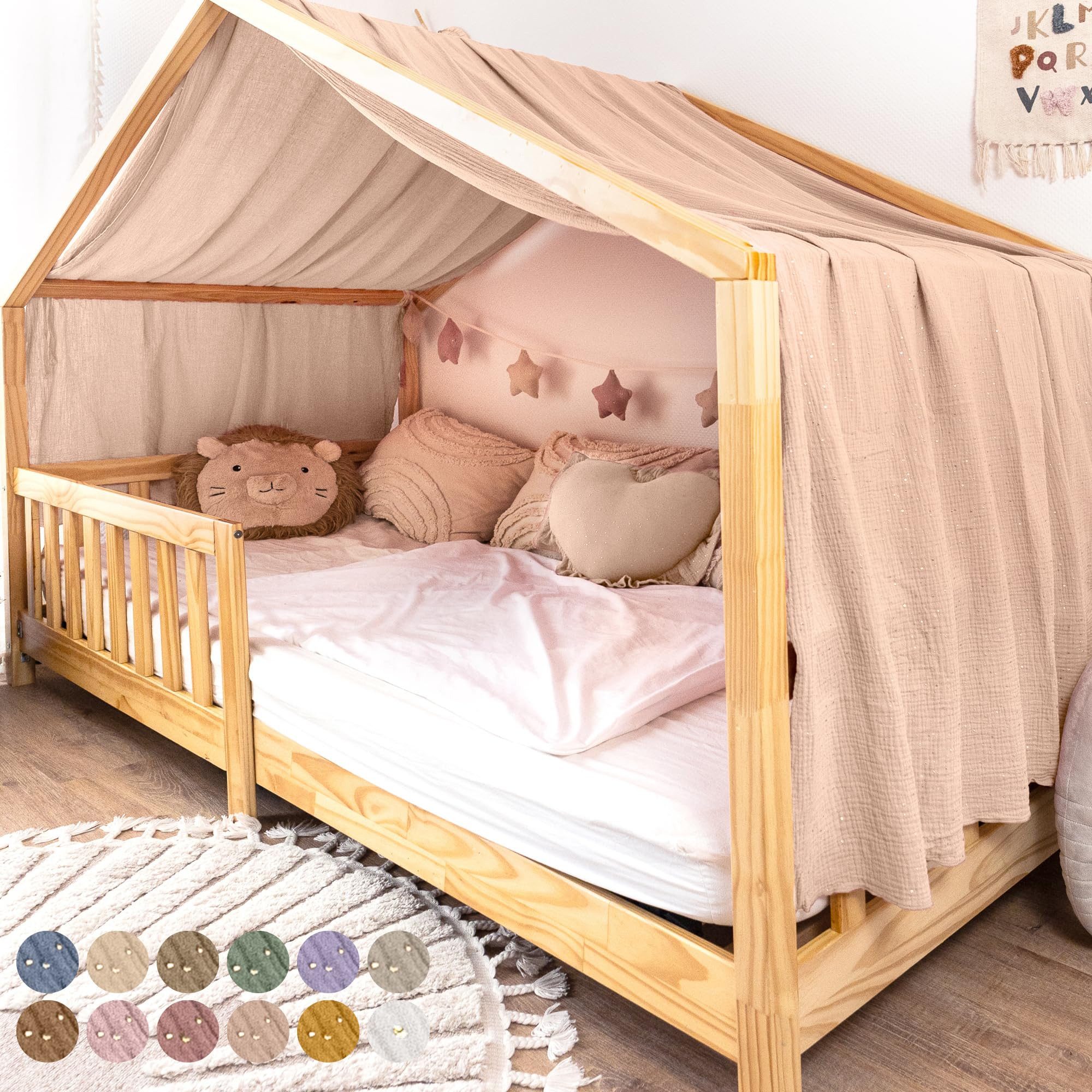 lilimaus Betthimmel Musselin Hausbett Himmel Kinderzimmer günstig online kaufen