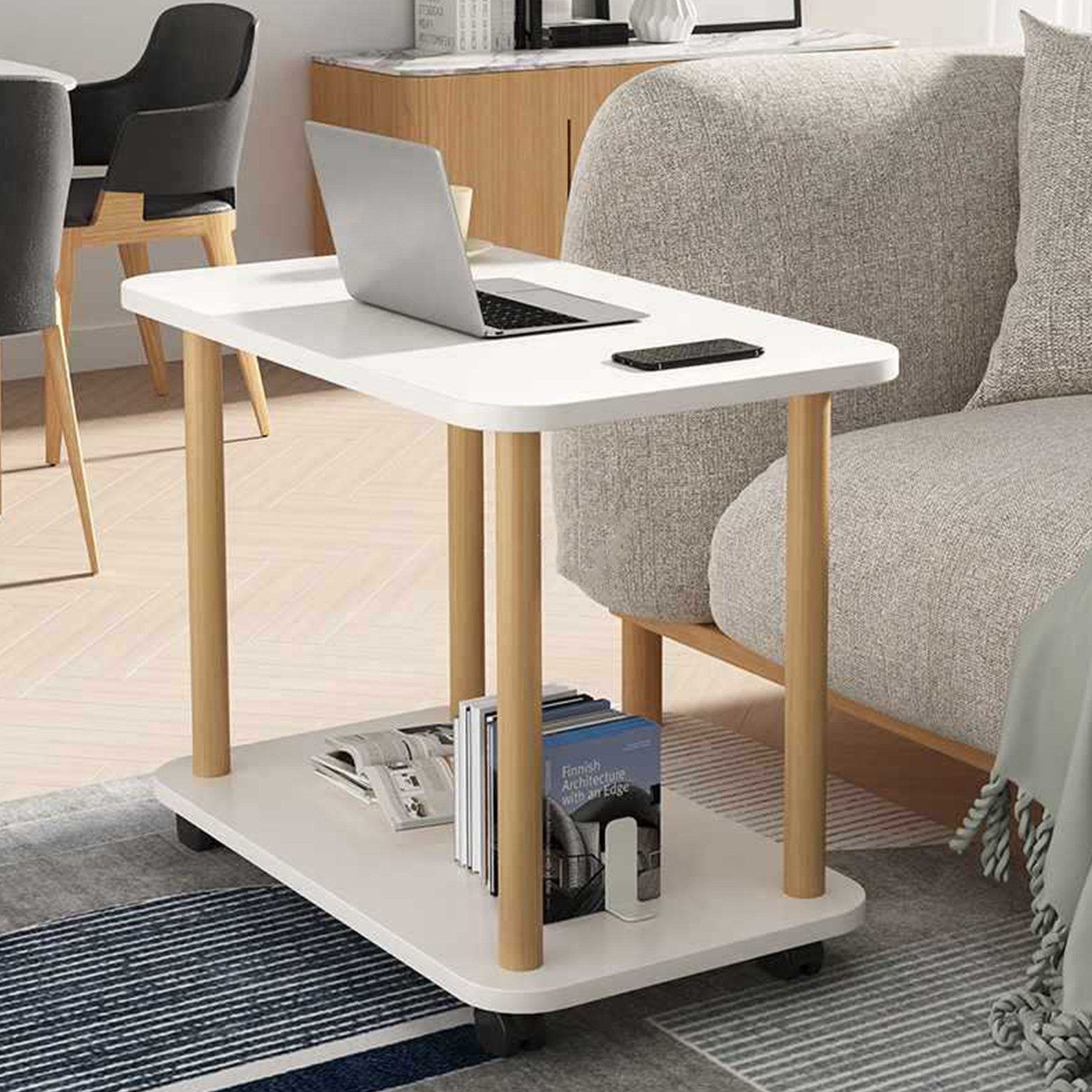 Rutaqian Beistelltisch Beistelltisch,Couchtisch, Nachttisch, Industrie-Stil günstig online kaufen