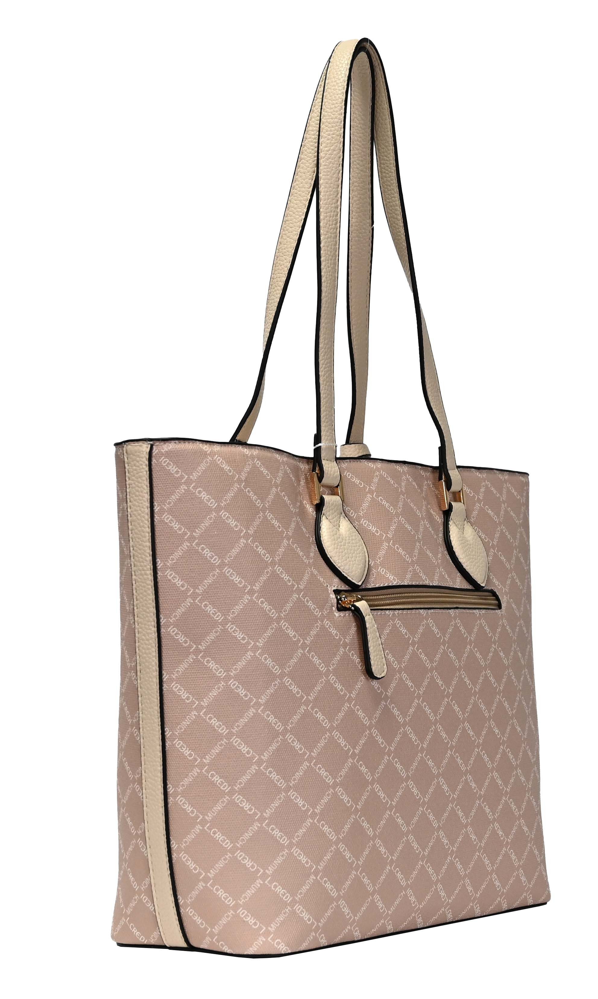 L. CREDI Shopper L.CREDI-Damen-Shopper-FILIBERTA new white-sand (1-tlg)