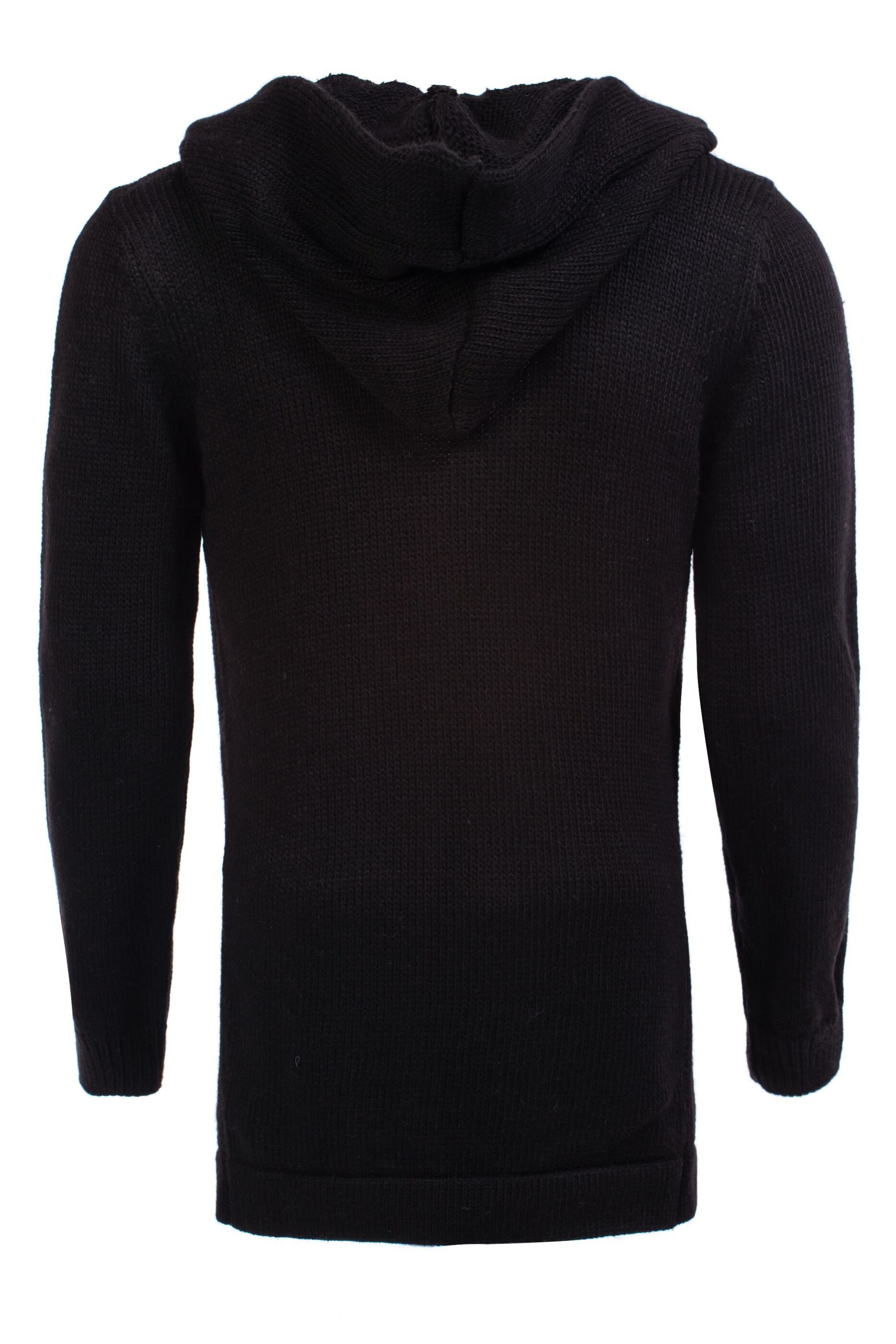 CARISMA Strickjacke mit Kapuze und praktischen Seitentaschen